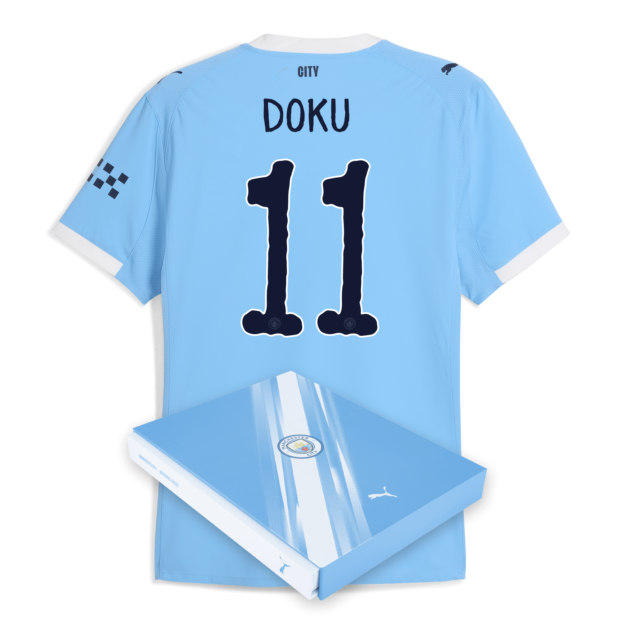 Manchester City manchester city kidsuper home authentic jersey 202526 with doku 11 printing in gift box Collection - ManchesterCitystore.com