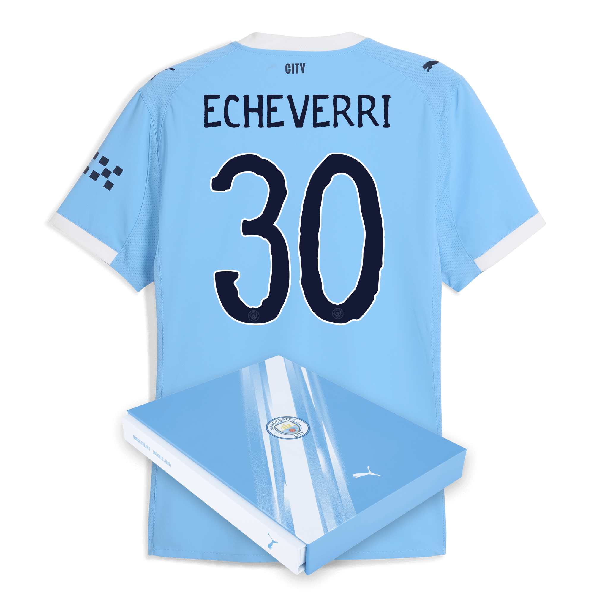 Manchester City manchester city kidsuper home authentic jersey 202526 with echeverri 30 printing in gift box Collection - ManchesterCitystore.com