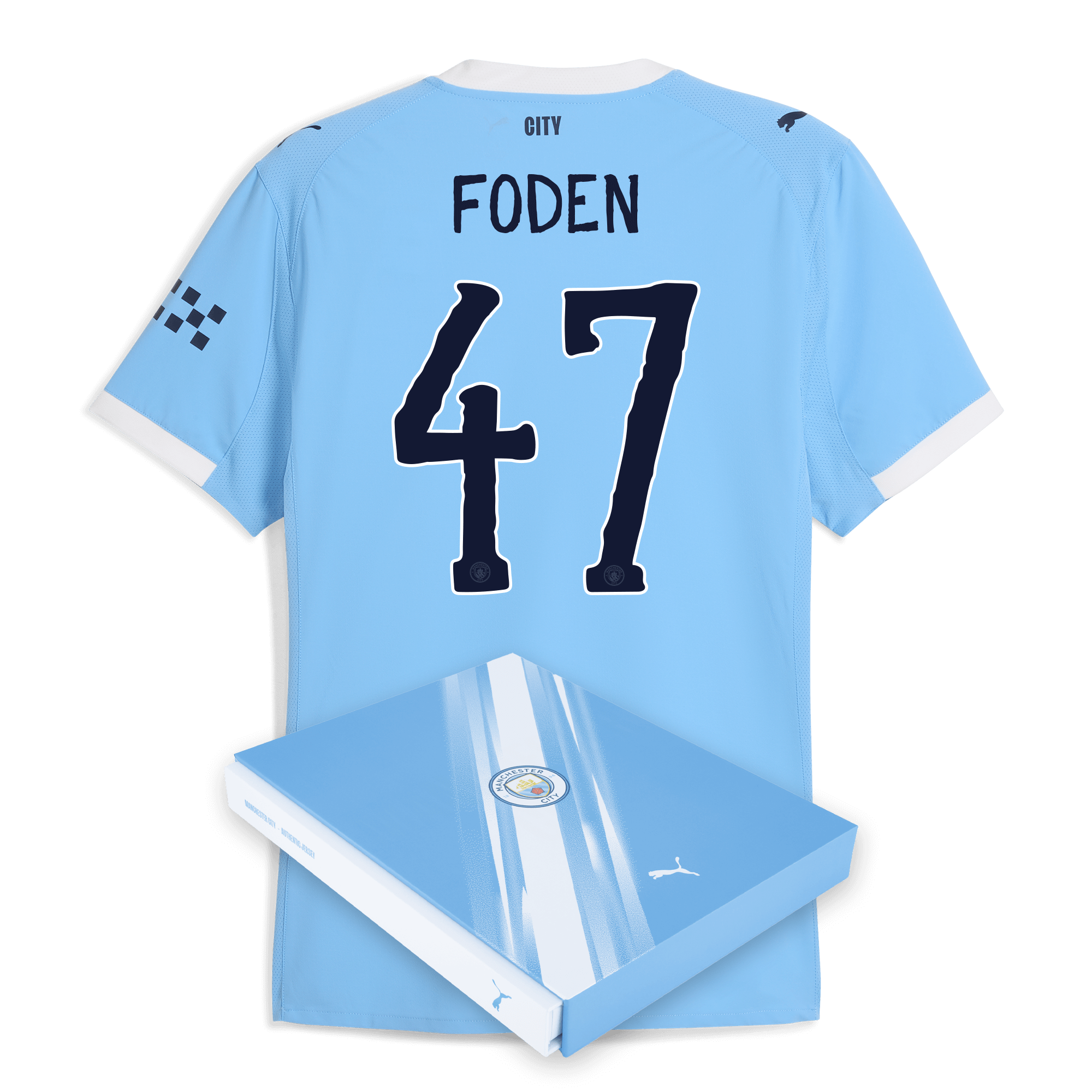 Manchester City manchester city kidsuper home authentic jersey 202526 with foden 47 printing in gift box Collection - ManchesterCitystore.com