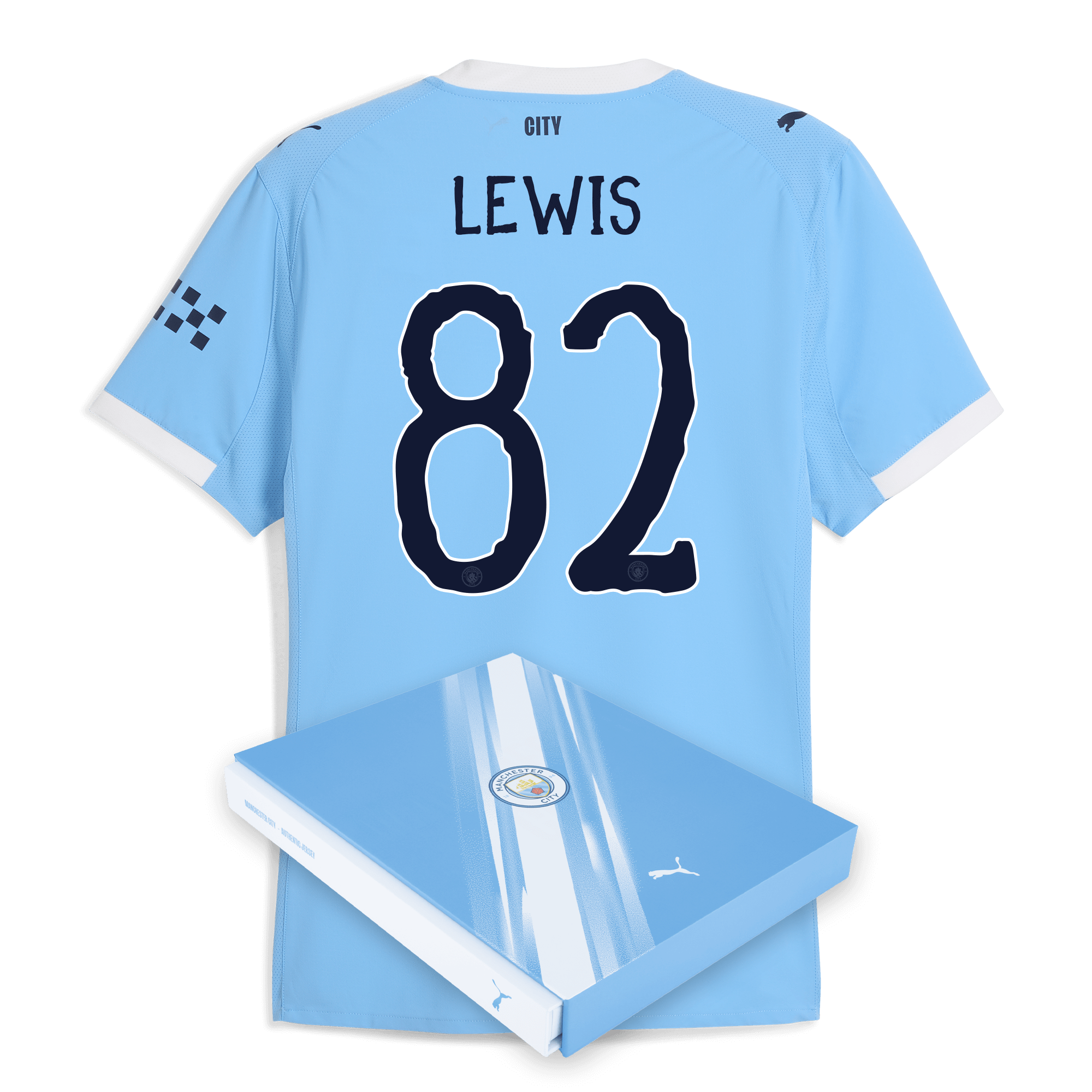 Manchester City manchester city kidsuper home authentic jersey 202526 with lewis 82 printing in gift box Collection - ManchesterCitystore.com