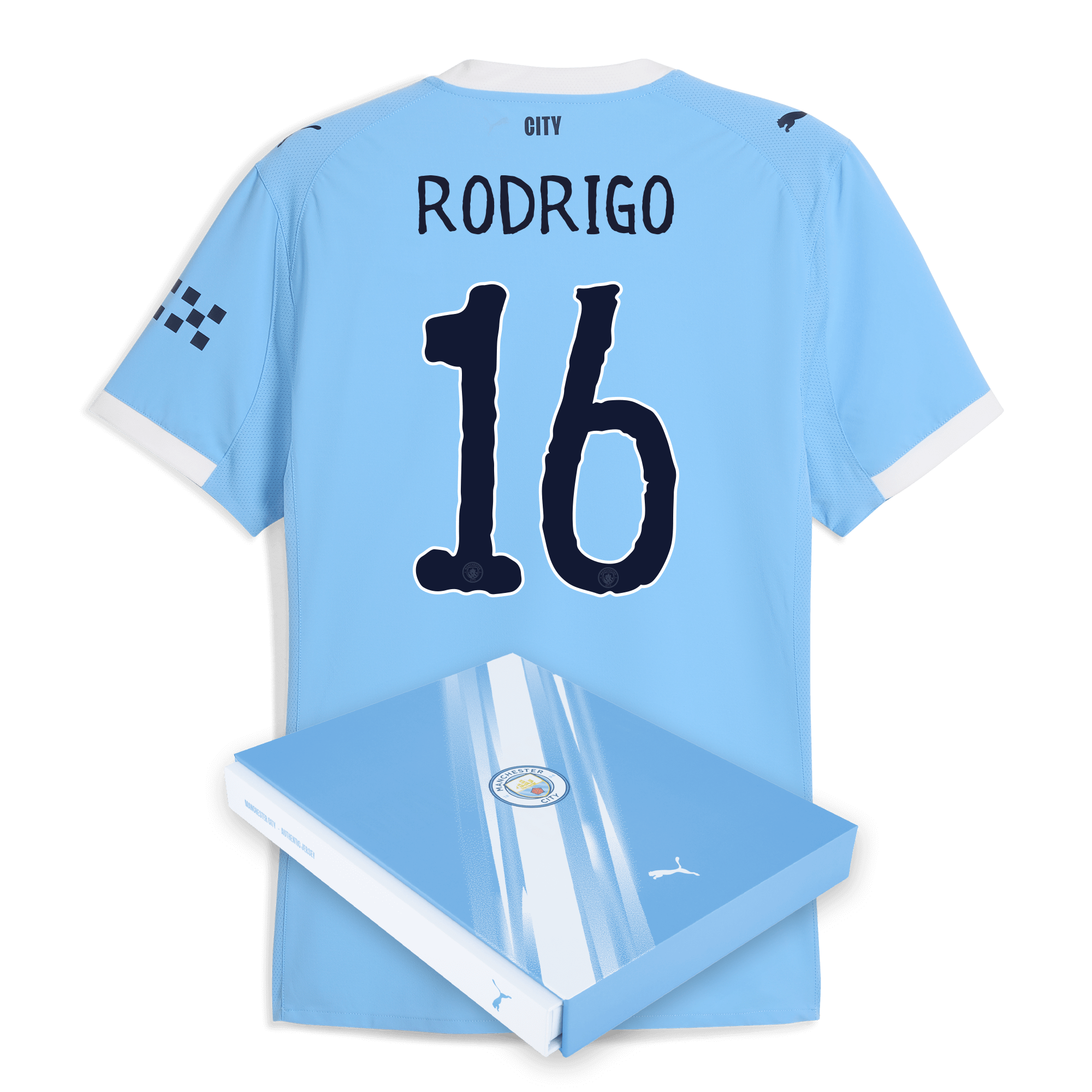Manchester City manchester city kidsuper home authentic jersey 202526 with rodrigo 16 printing in gift box Collection - ManchesterCitystore.com