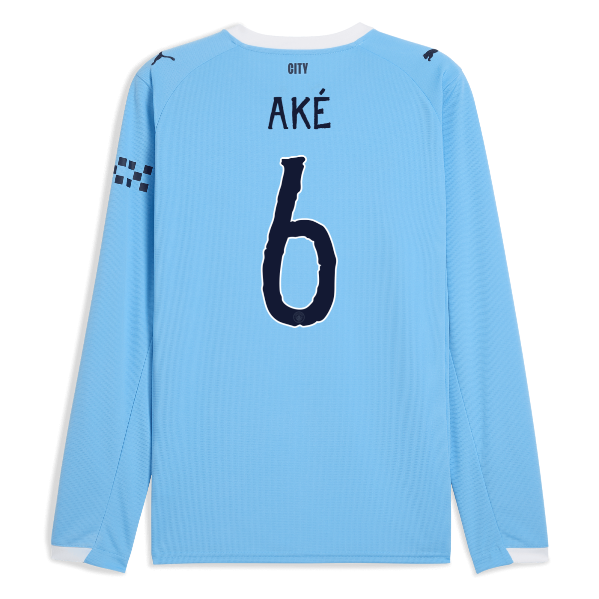 Manchester City manchester city kidsuper home jersey 202526 long sleeve with ake 6 printing Collection - ManchesterCitystore.com