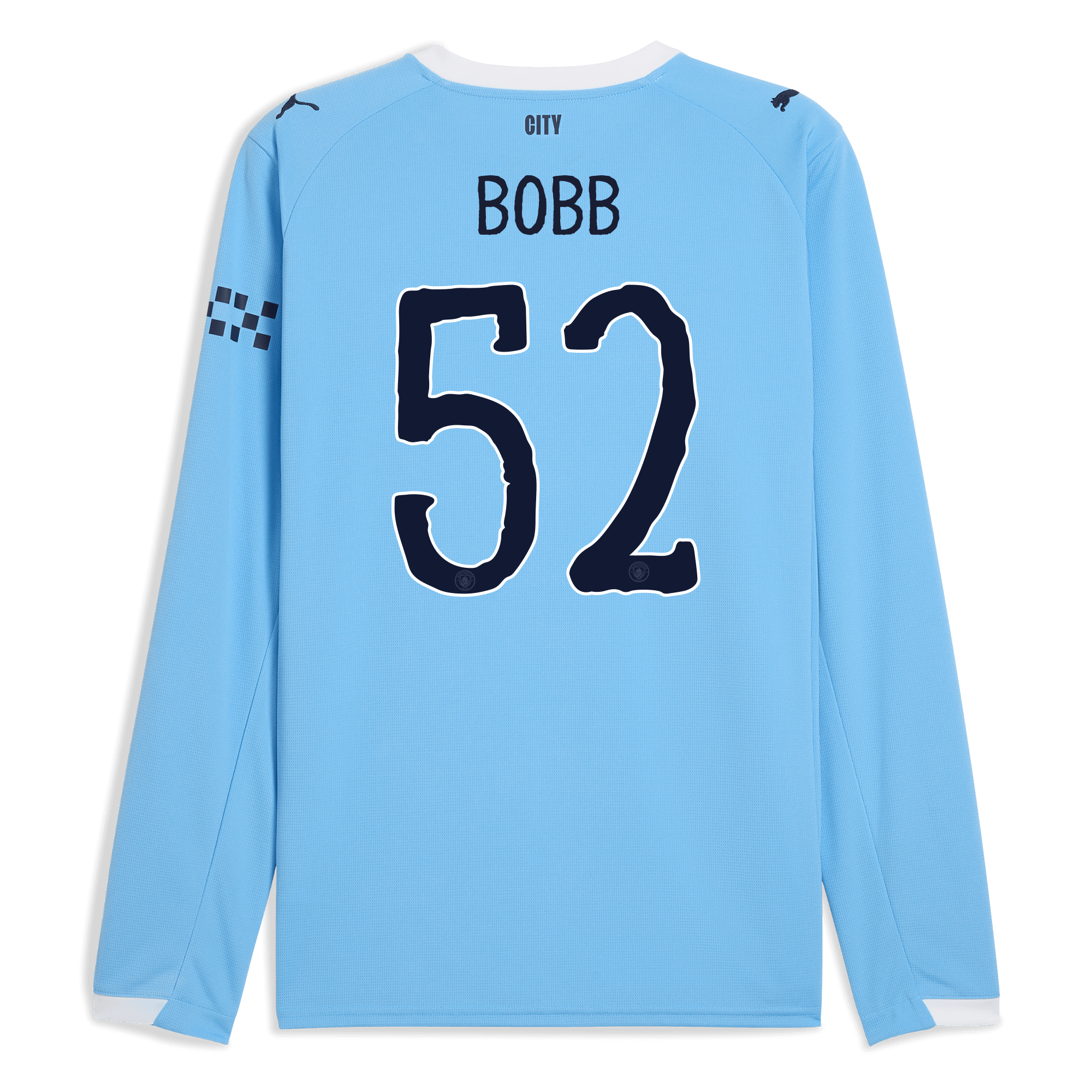 Manchester City manchester city kidsuper home jersey 202526 long sleeve with bobb 52 printing Collection - ManchesterCitystore.com