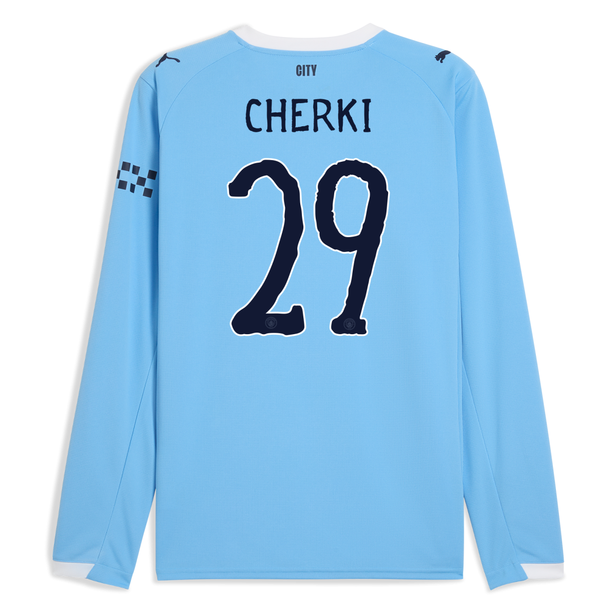Manchester City manchester city kidsuper home jersey 202526 long sleeve with cherki 29 printing Collection - ManchesterCitystore.com