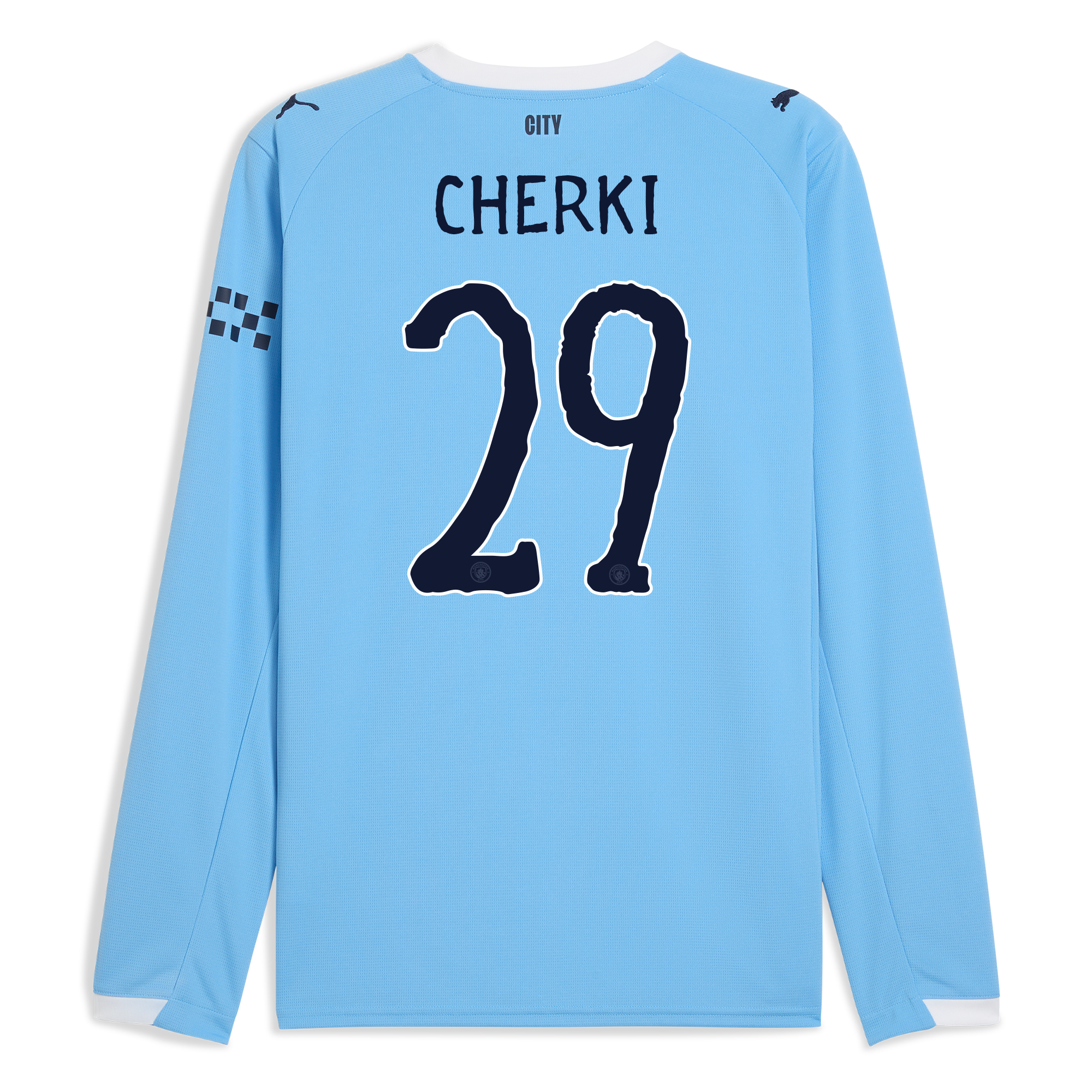 Manchester City manchester city kidsuper home jersey 202526 long sleeve with cherki 29 printing Collection - ManchesterCitystore.com