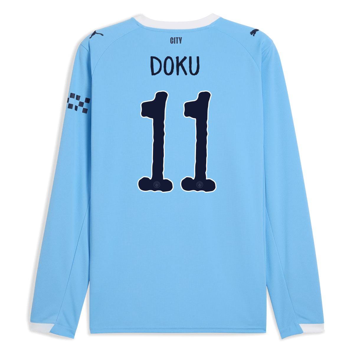 Manchester City manchester city kidsuper home jersey 202526 long sleeve with doku 11 printing Collection - ManchesterCitystore.com