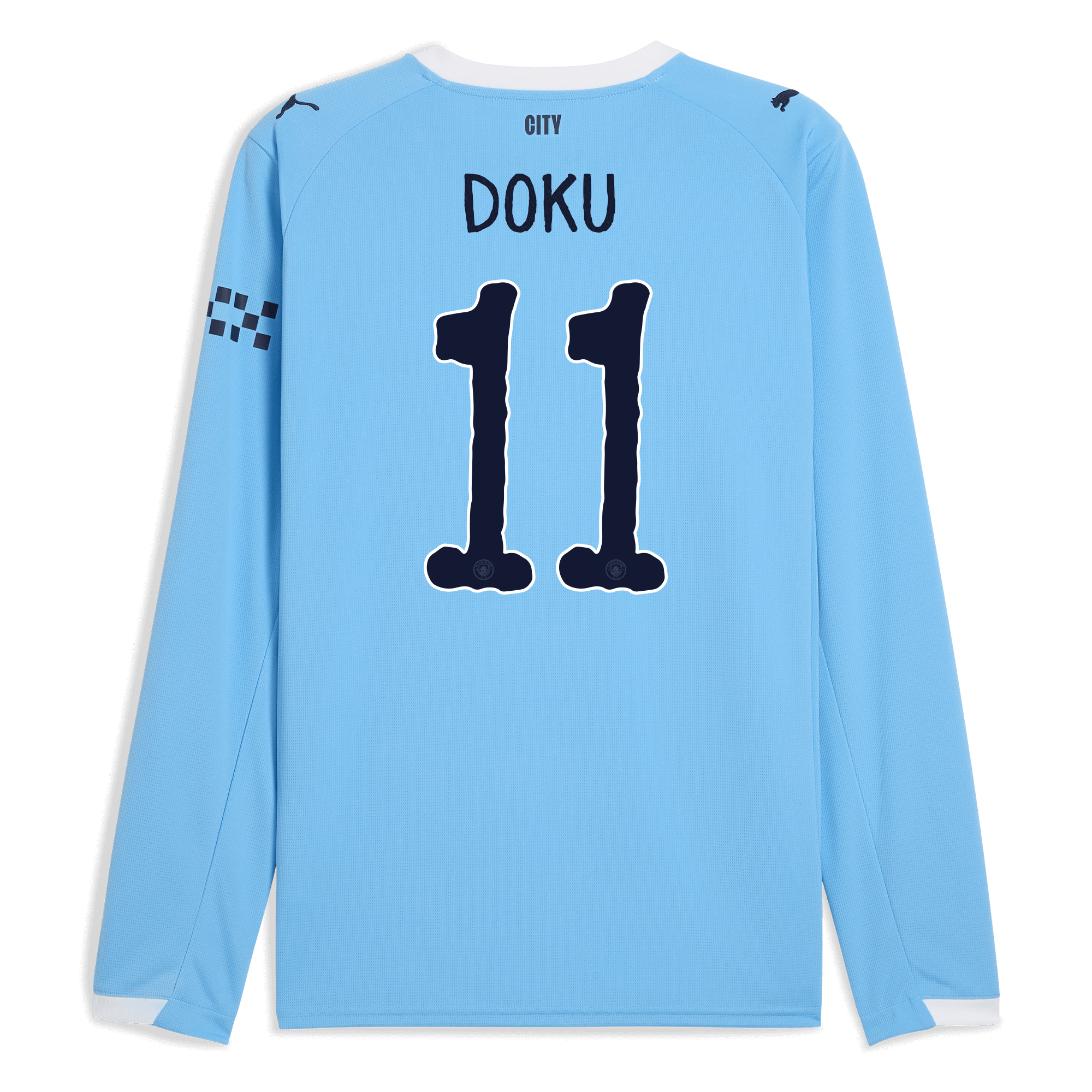 Manchester City manchester city kidsuper home jersey 202526 long sleeve with doku 11 printing Collection - ManchesterCitystore.com