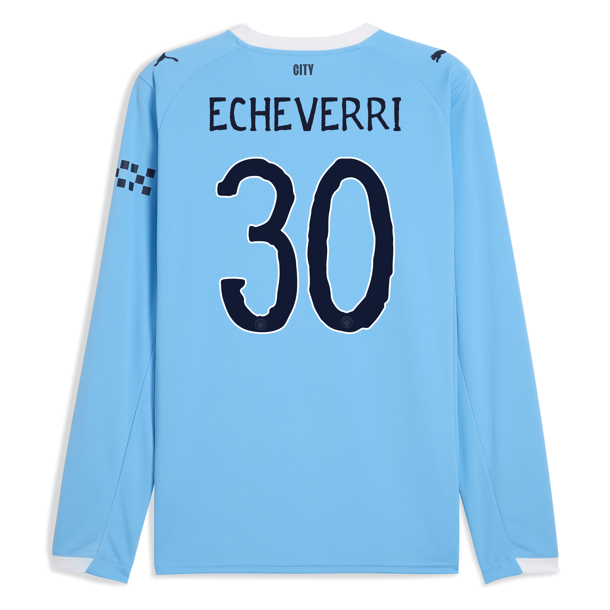 Manchester City manchester city kidsuper home jersey 202526 long sleeve with echeverri 30 printing Collection - ManchesterCitystore.com