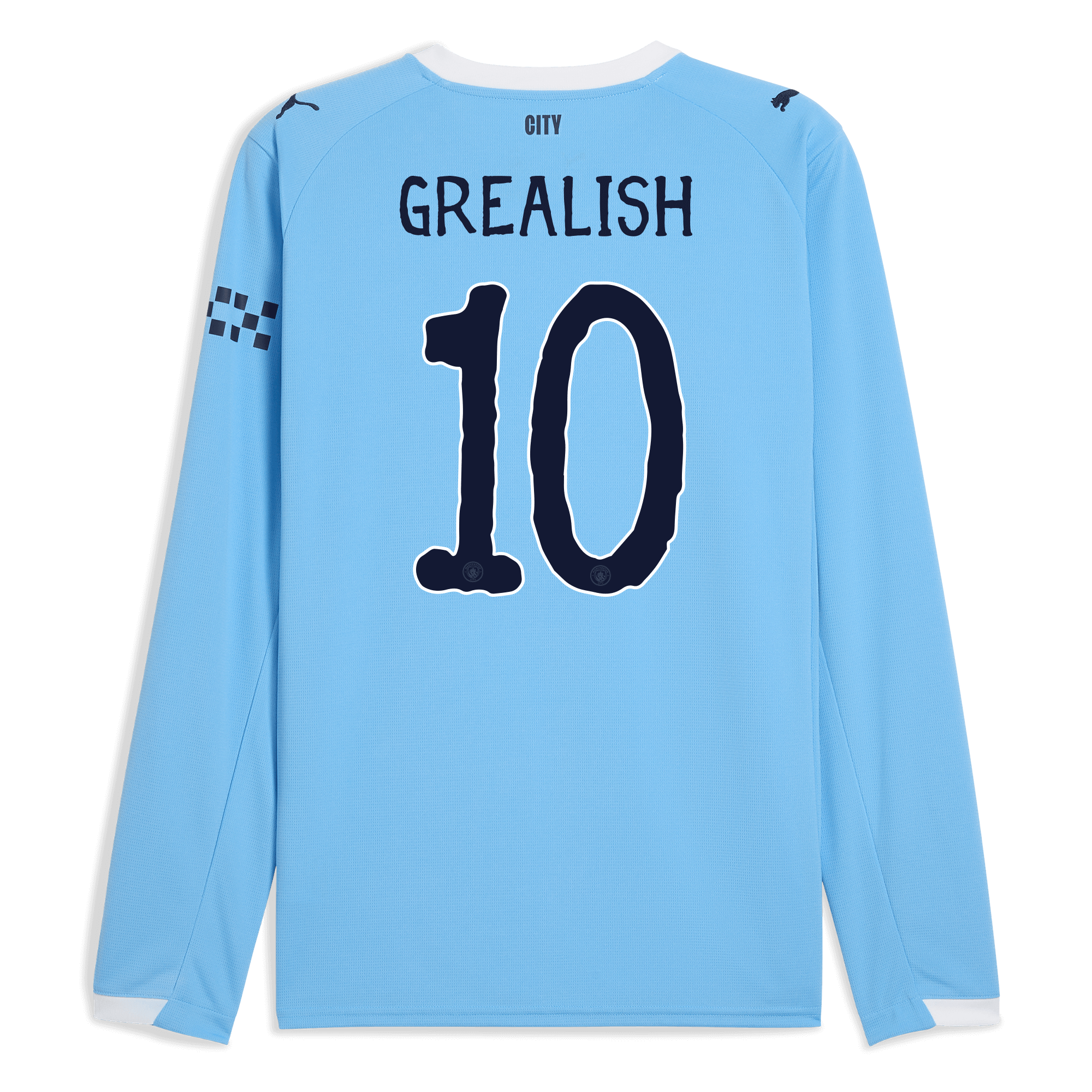 Manchester City manchester city kidsuper home jersey 202526 long sleeve with grealish 10 printing Collection - ManchesterCitystore.com