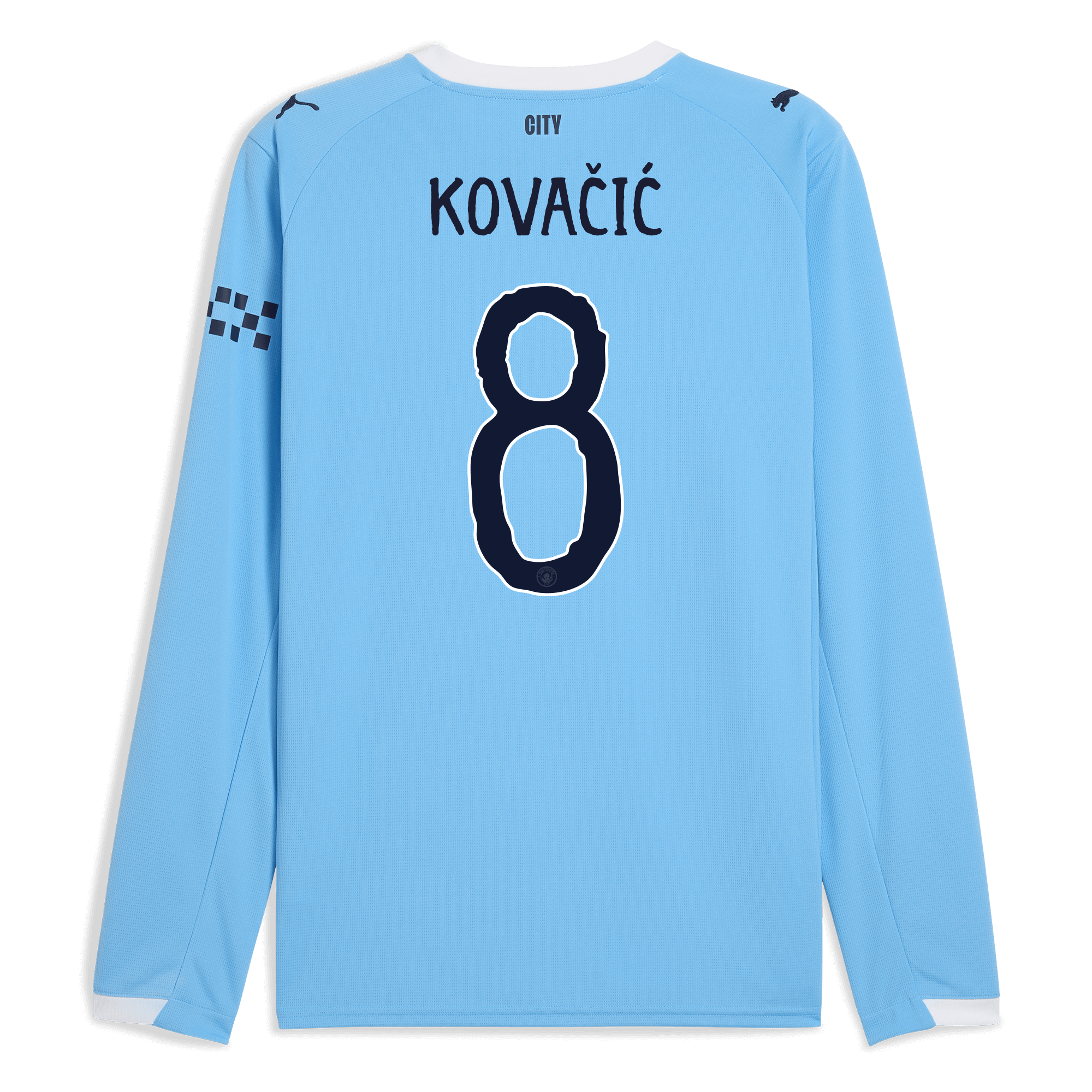 Manchester City manchester city kidsuper home jersey 202526 long sleeve with kovacic 8 printing Collection - ManchesterCitystore.com