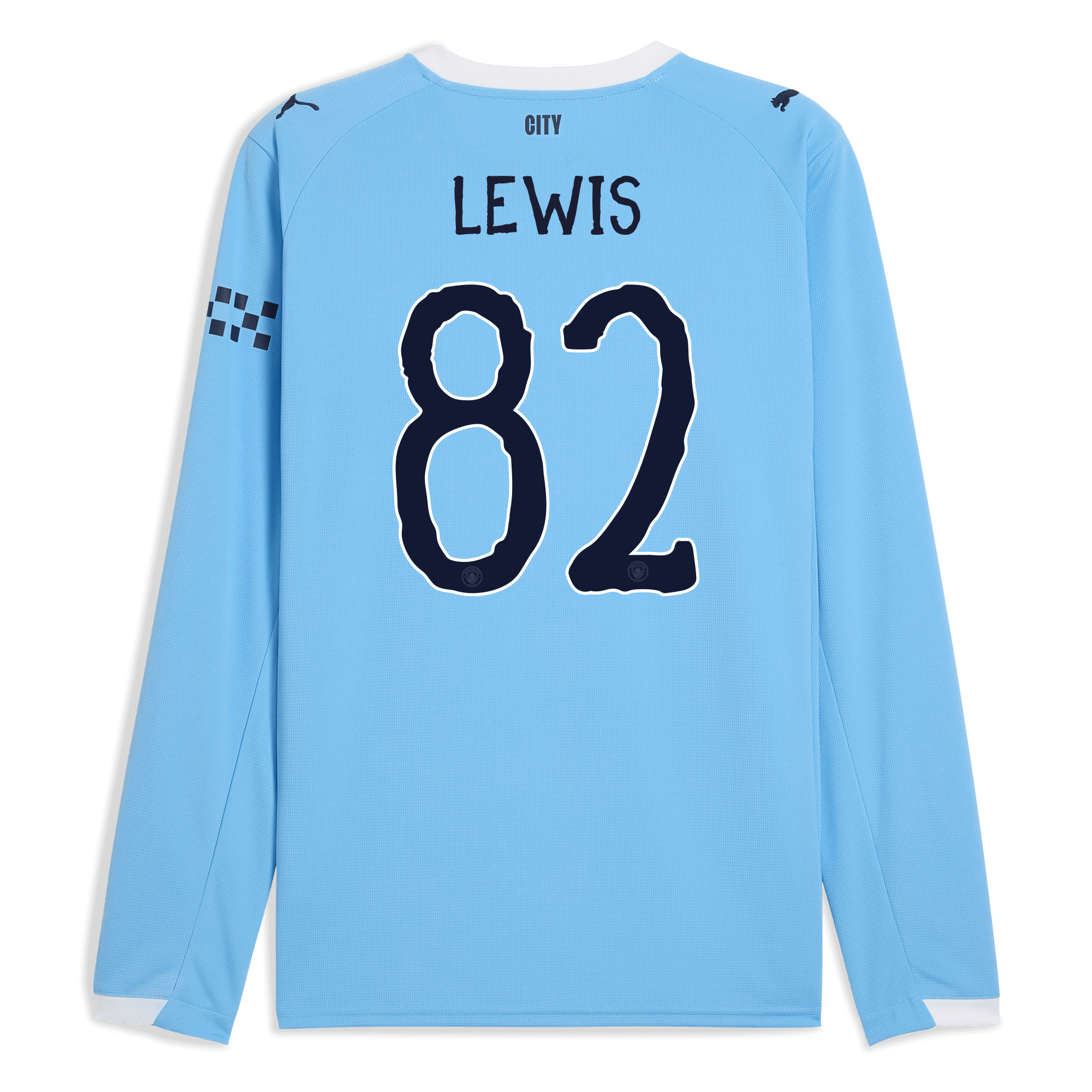 Manchester City manchester city kidsuper home jersey 202526 long sleeve with lewis 82 printing Collection - ManchesterCitystore.com