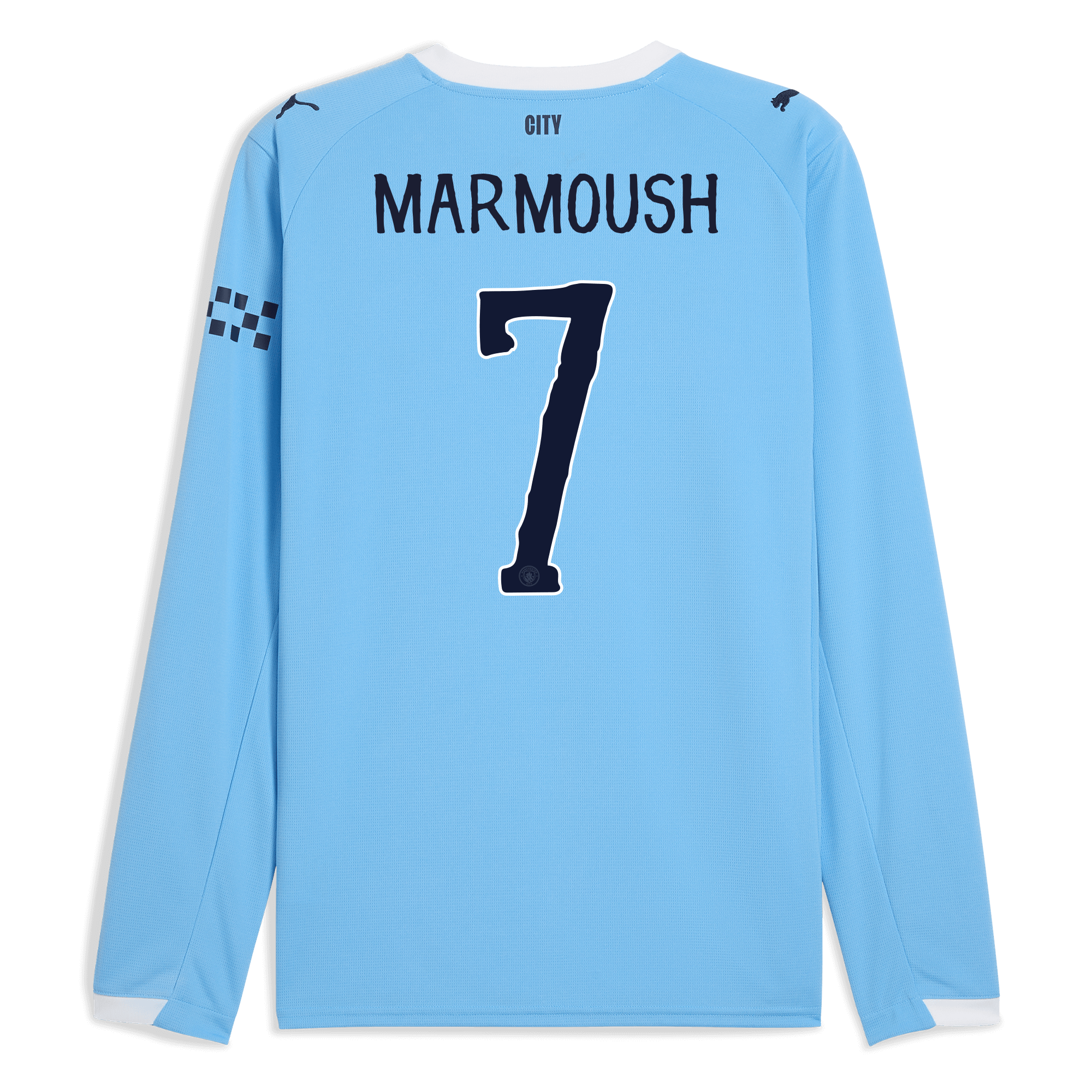 Manchester City manchester city kidsuper home jersey 202526 long sleeve with marmoush 7 printing Collection - ManchesterCitystore.com