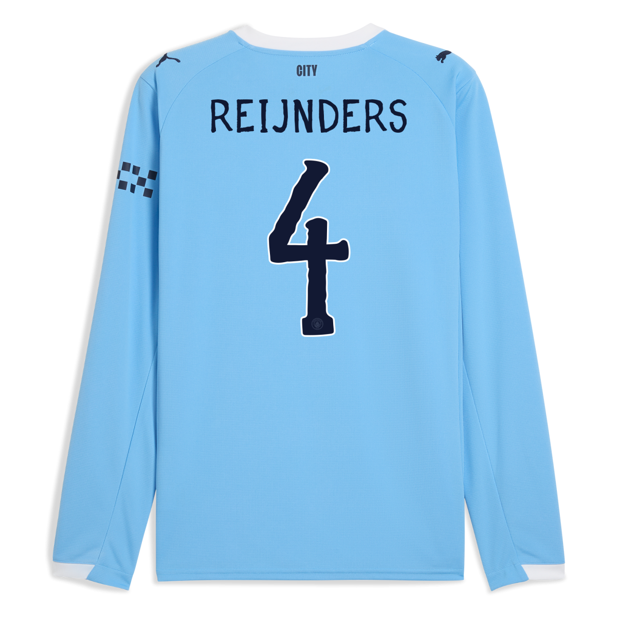 Manchester City manchester city kidsuper home jersey 202526 long sleeve with reijnders 4 printing Collection - ManchesterCitystore.com
