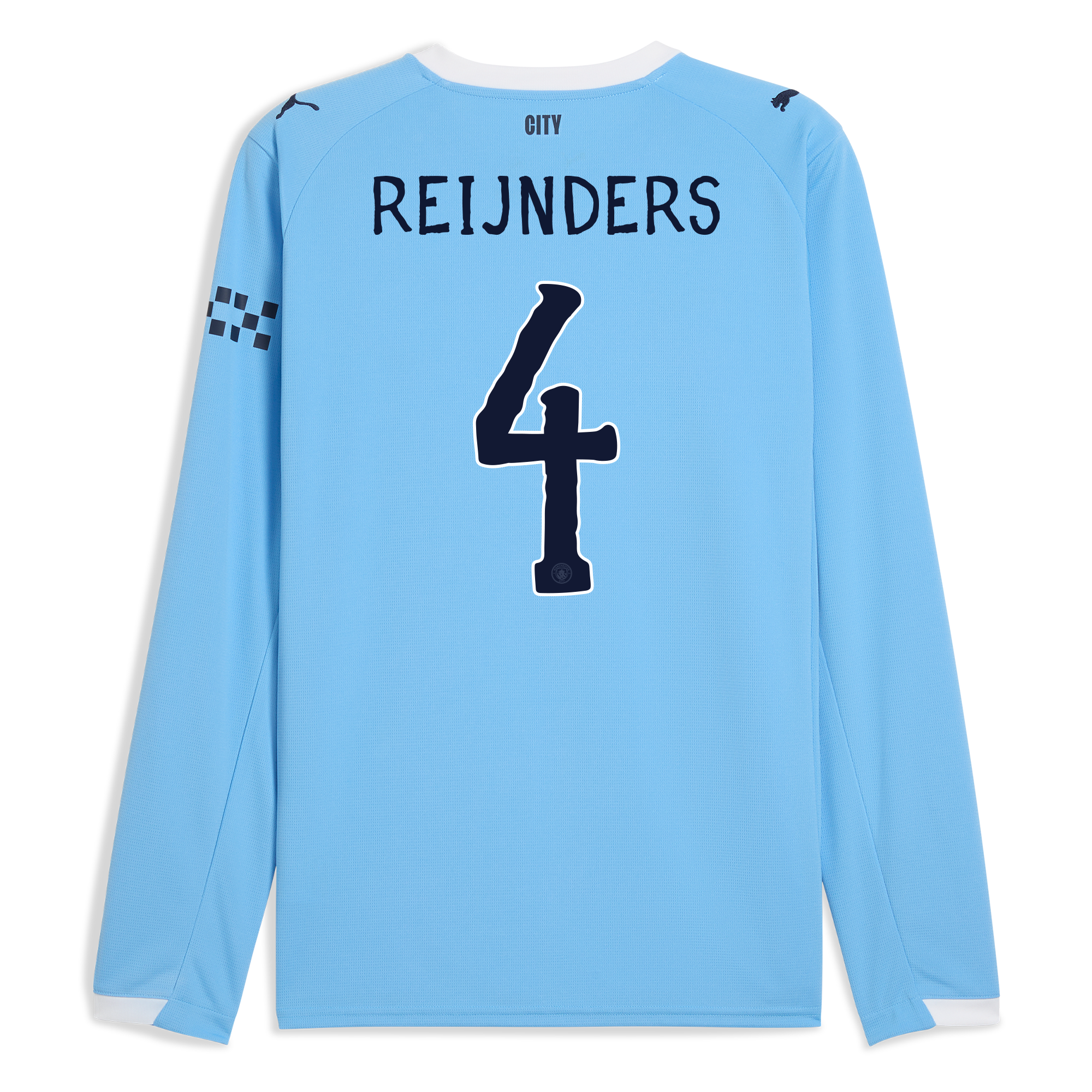 Manchester City manchester city kidsuper home jersey 202526 long sleeve with reijnders 4 printing Collection - ManchesterCitystore.com