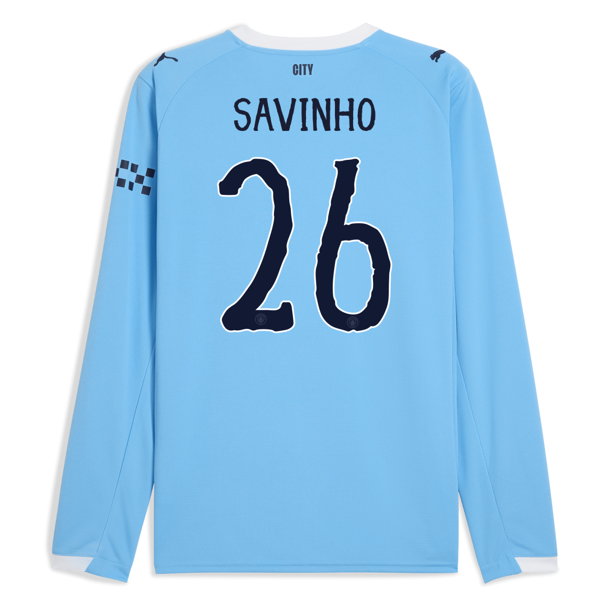 Manchester City manchester city kidsuper home jersey 202526 long sleeve with savinho 26 printing Collection - ManchesterCitystore.com