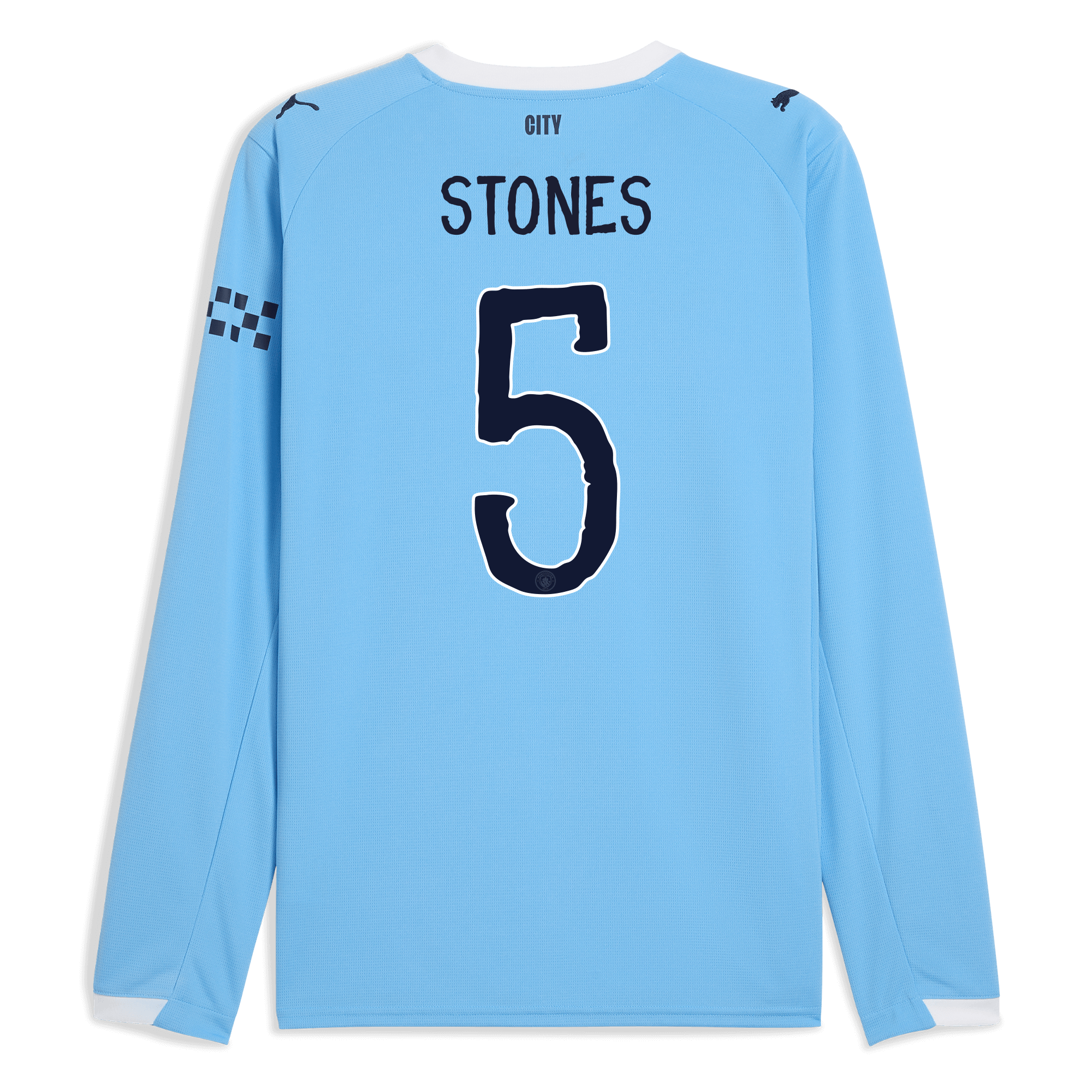 Manchester City manchester city kidsuper home jersey 202526 long sleeve with stones 5 printing Collection - ManchesterCitystore.com
