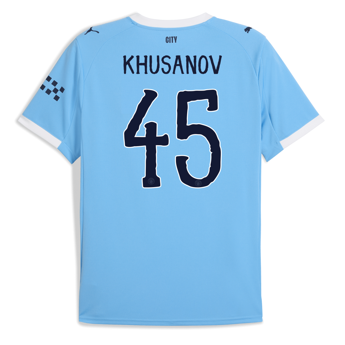 Manchester City manchester city kidsuper home jersey 202526 with khusanov 45 printing Collection - ManchesterCitystore.com