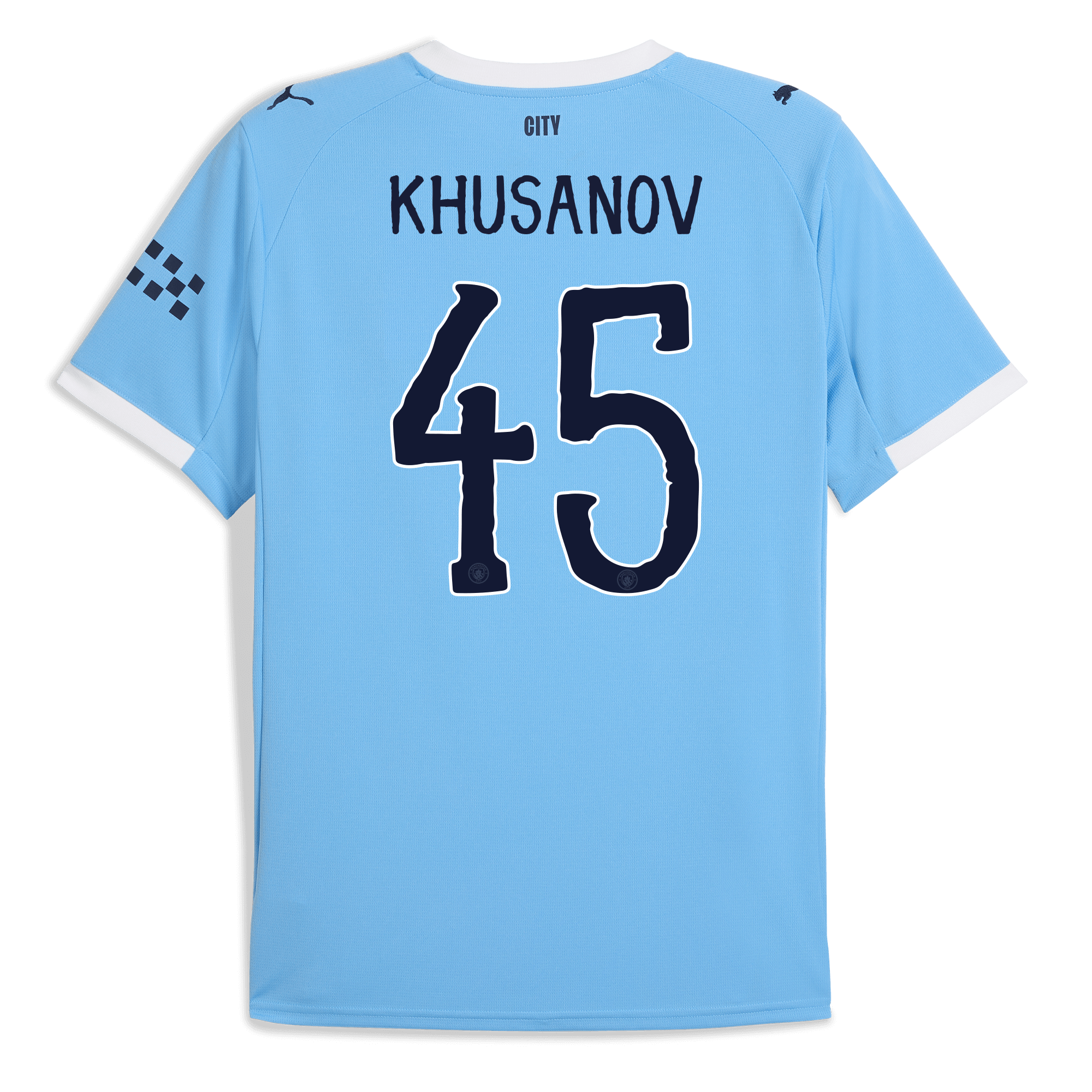 Manchester City manchester city kidsuper home jersey 202526 with khusanov 45 printing Collection - ManchesterCitystore.com