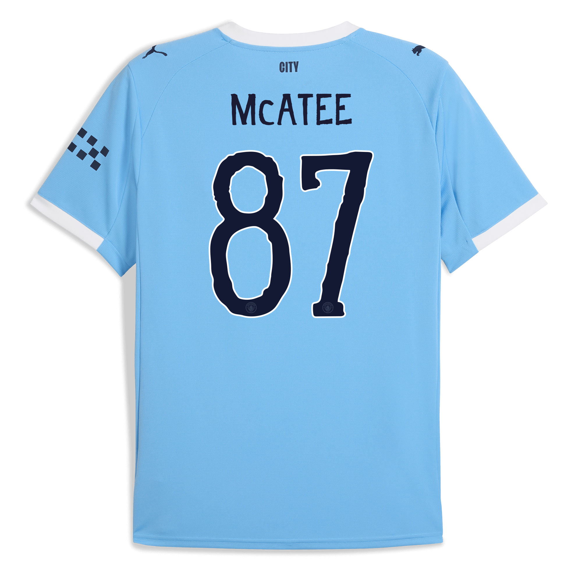 Manchester City manchester city kidsuper home jersey 202526 with mcatee 87 printing Collection - ManchesterCitystore.com