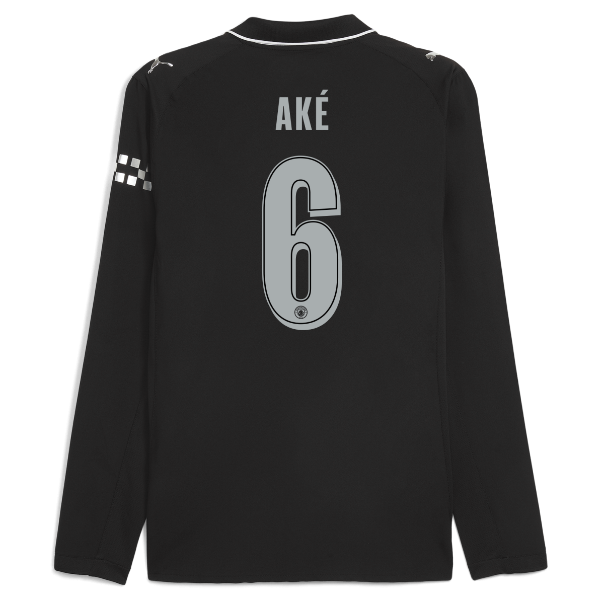 Manchester City manchester city man city away authentic jersey 202526 long sleeve with ake 6 printing Collection - ManchesterCitystore.com