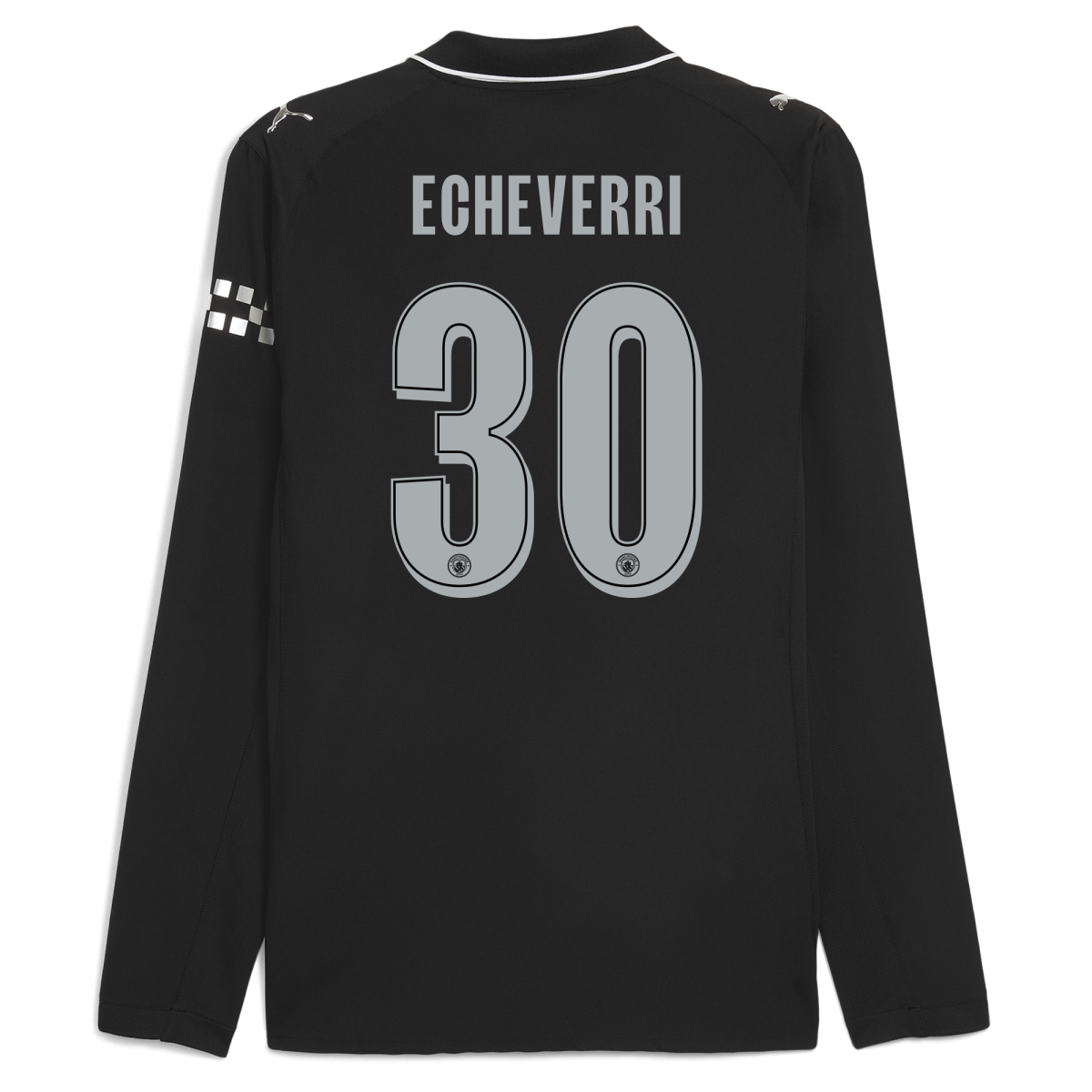 Manchester City manchester city man city away authentic jersey 202526 long sleeve with echeverri 30 printing Collection - ManchesterCitystore.com