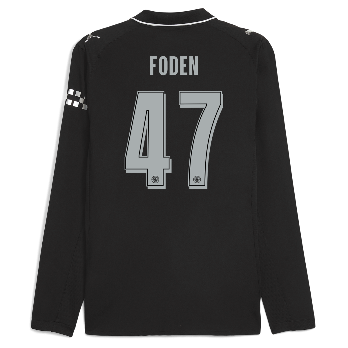 Manchester City manchester city man city away authentic jersey 202526 long sleeve with foden 47 printing Collection - ManchesterCitystore.com