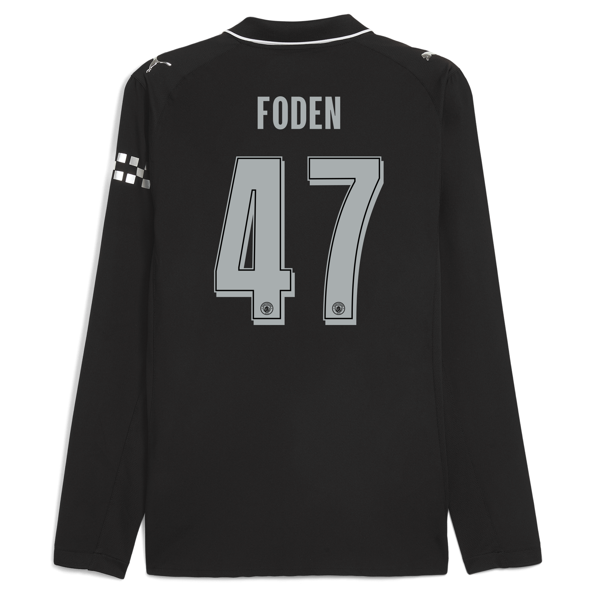 Manchester City manchester city man city away authentic jersey 202526 long sleeve with foden 47 printing Collection - ManchesterCitystore.com