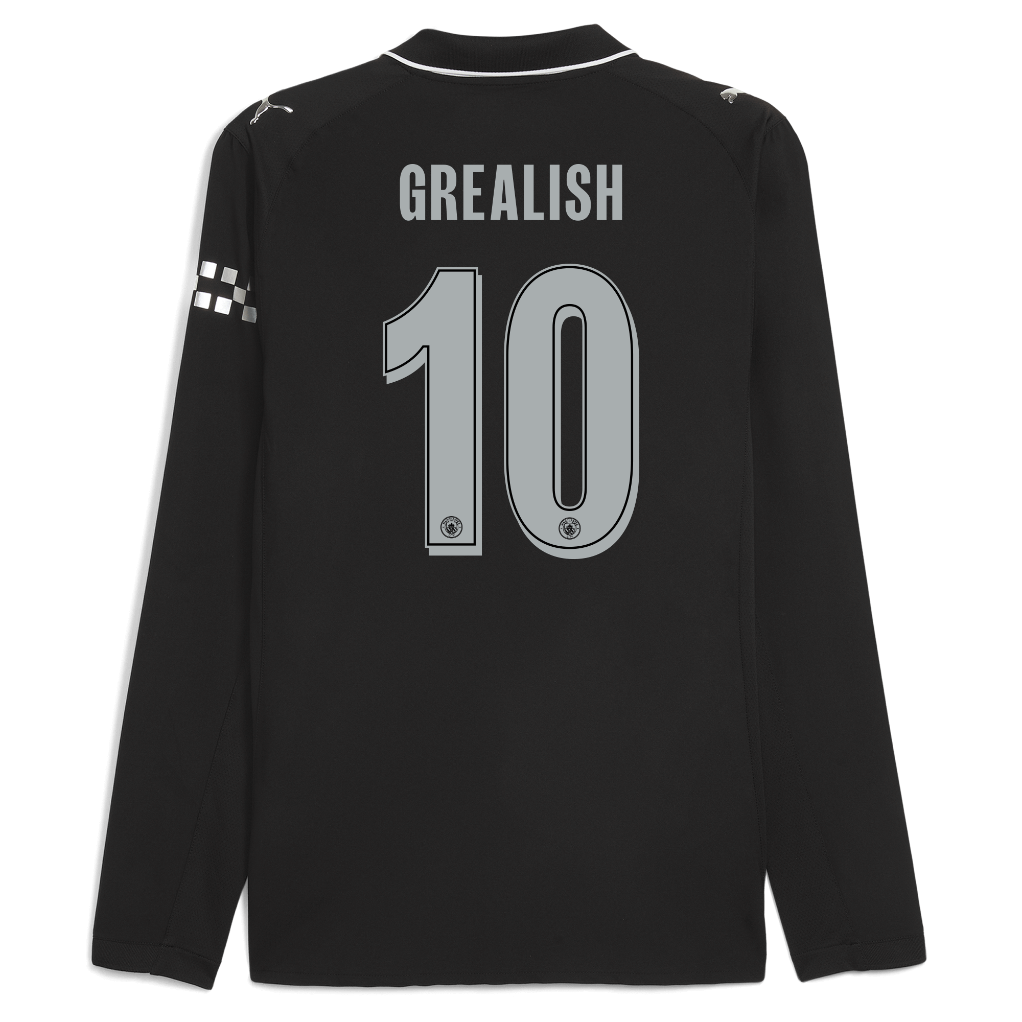 Manchester City manchester city man city away authentic jersey 202526 long sleeve with grealish 10 printing Collection - ManchesterCitystore.com