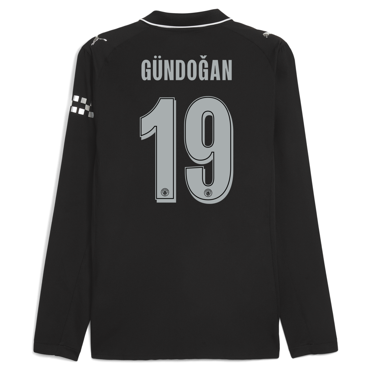 Manchester City manchester city man city away authentic jersey 202526 long sleeve with gundogan 19 printing Collection - ManchesterCitystore.com