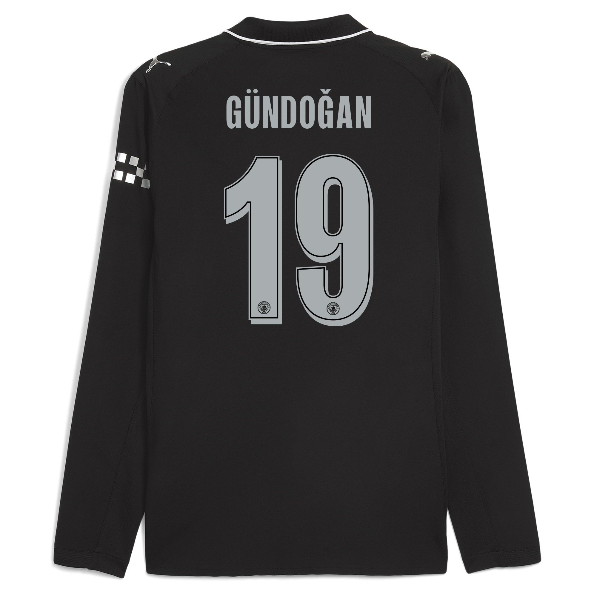 Manchester City manchester city man city away authentic jersey 202526 long sleeve with gundogan 19 printing Collection - ManchesterCitystore.com