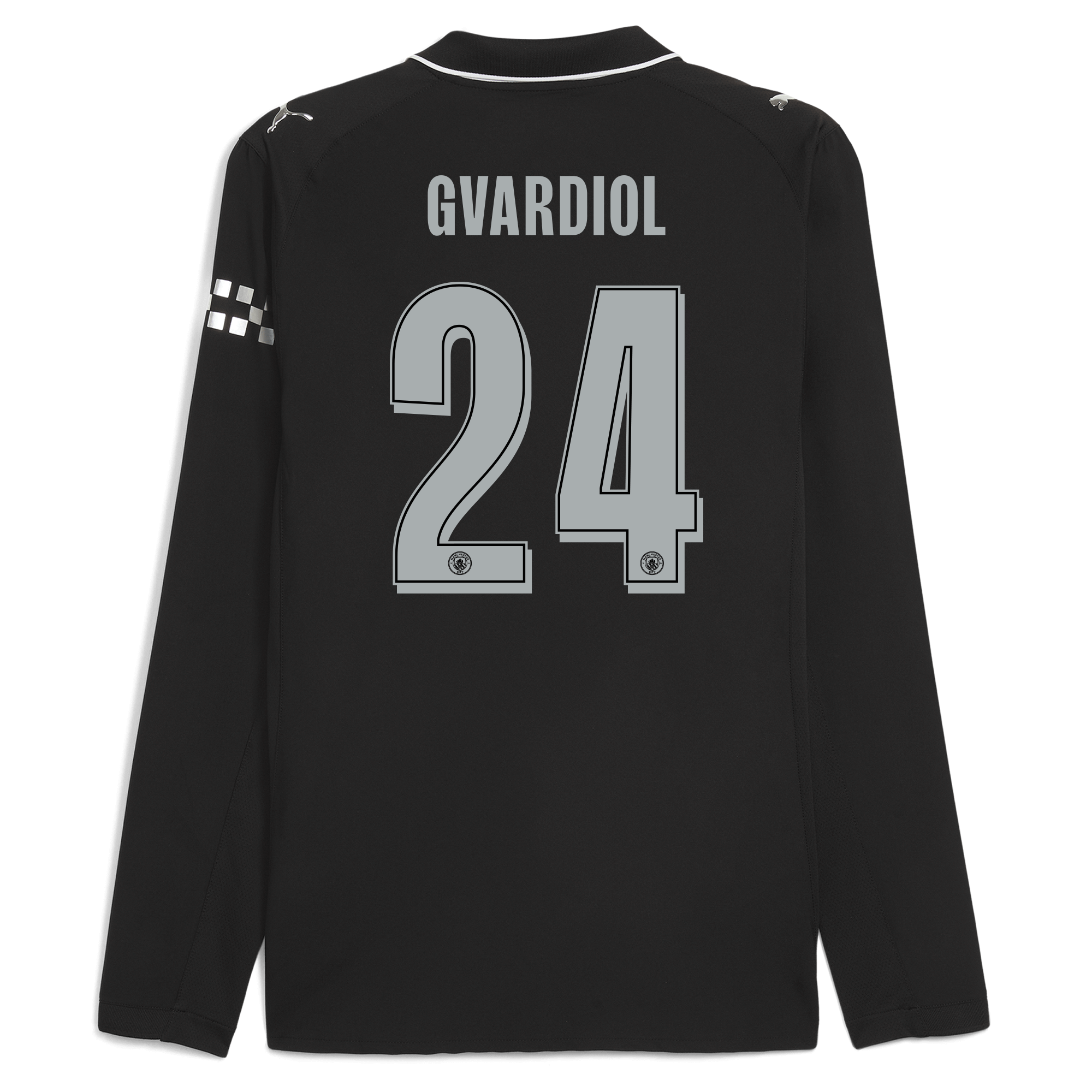 Manchester City manchester city man city away authentic jersey 202526 long sleeve with gvardiol 24 printing Collection - ManchesterCitystore.com
