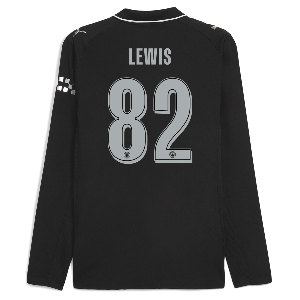 Manchester City manchester city man city away authentic jersey 202526 long sleeve with lewis 82 printing Collection - ManchesterCitystore.com