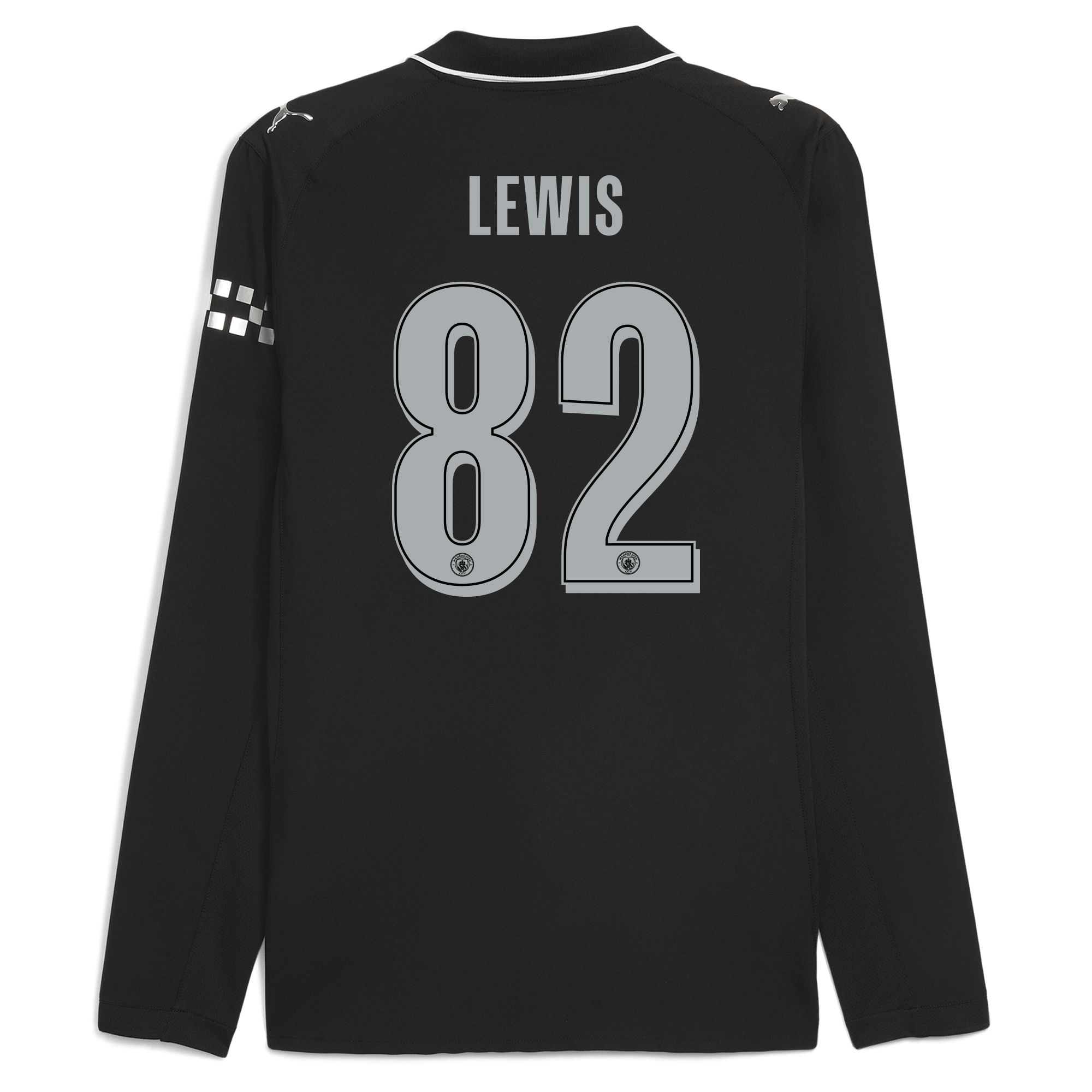 Manchester City manchester city man city away authentic jersey 202526 long sleeve with lewis 82 printing Collection - ManchesterCitystore.com