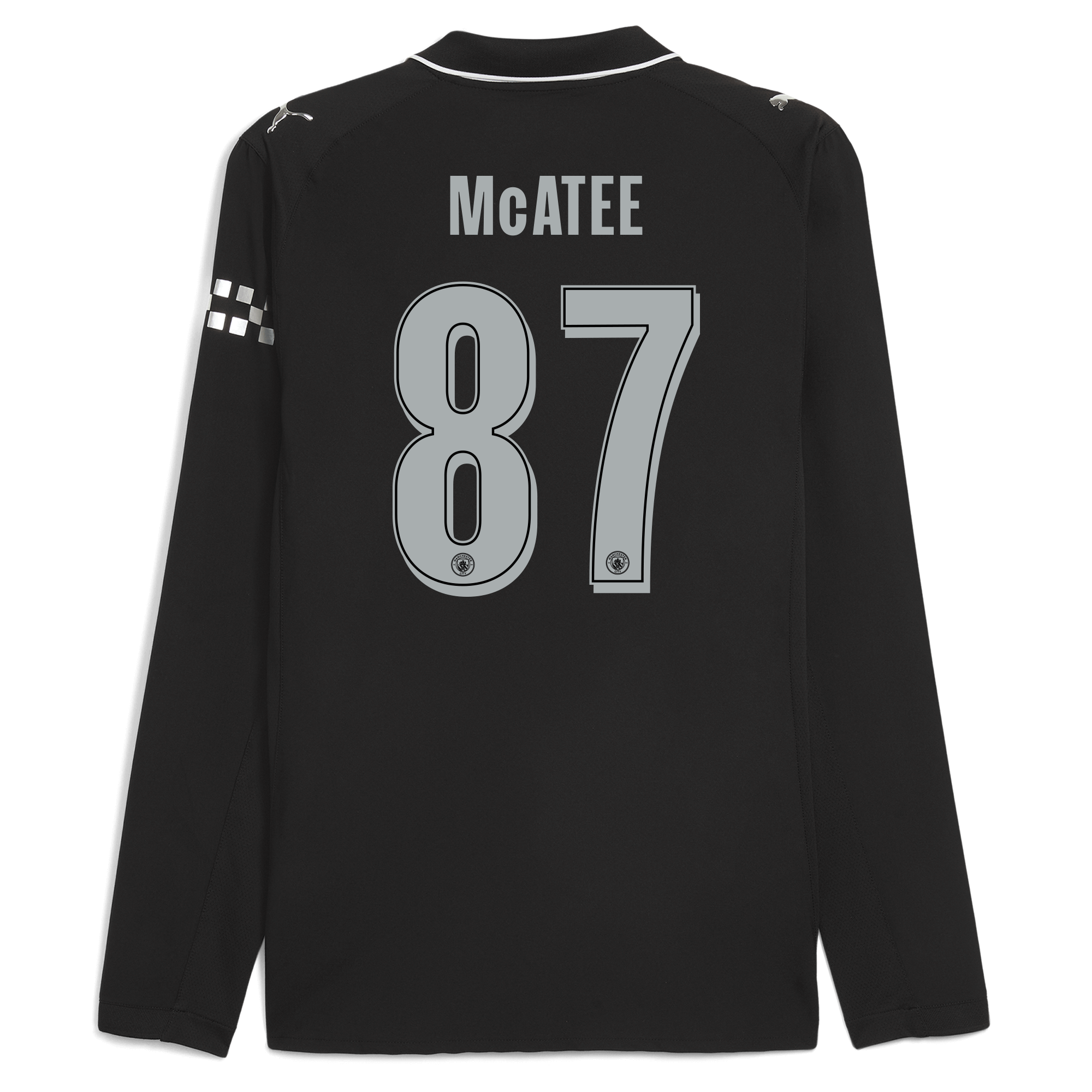 Manchester City manchester city man city away authentic jersey 202526 long sleeve with mcatee 87 printing Collection - ManchesterCitystore.com