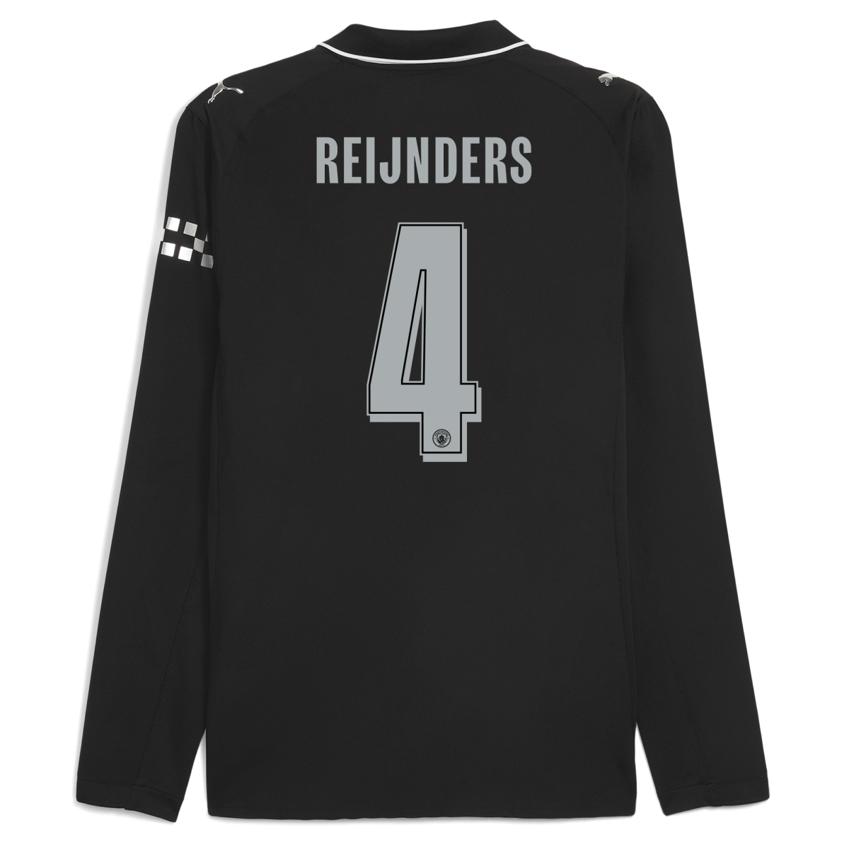 Manchester City manchester city man city away authentic jersey 202526 long sleeve with reijnders 4 printing Collection - ManchesterCitystore.com