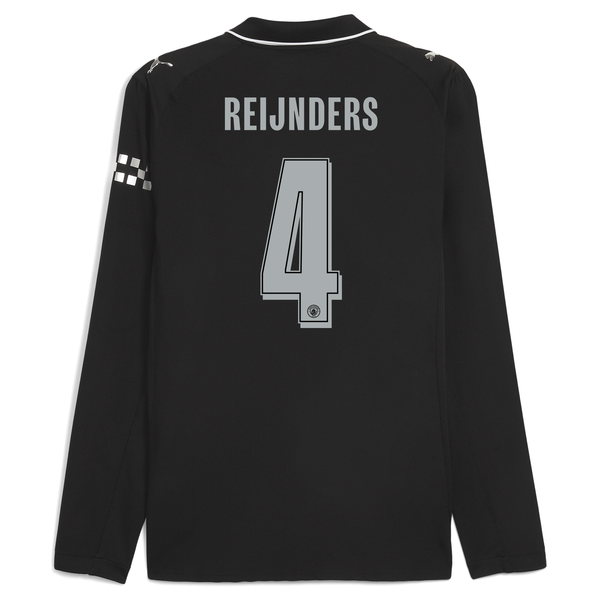 Manchester City manchester city man city away authentic jersey 202526 long sleeve with reijnders 4 printing Collection - ManchesterCitystore.com