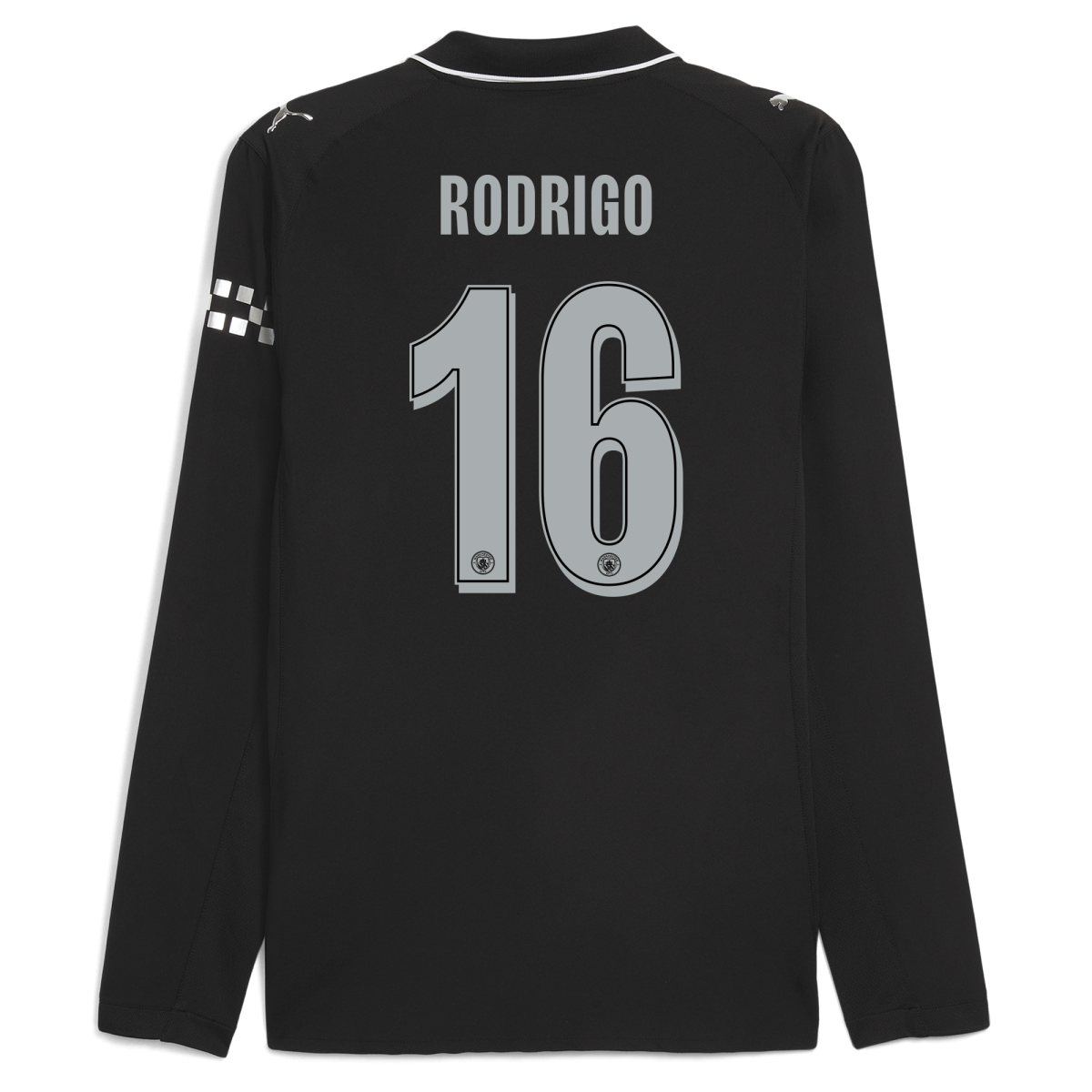Manchester City manchester city man city away authentic jersey 202526 long sleeve with rodrigo 16 printing Collection - ManchesterCitystore.com