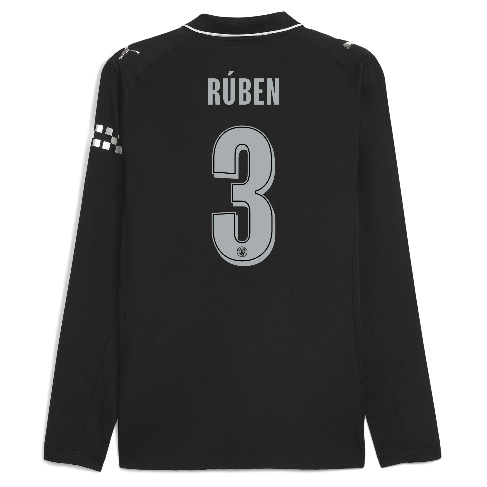 Manchester City manchester city man city away authentic jersey 202526 long sleeve with ruben 3 printing Collection - ManchesterCitystore.com