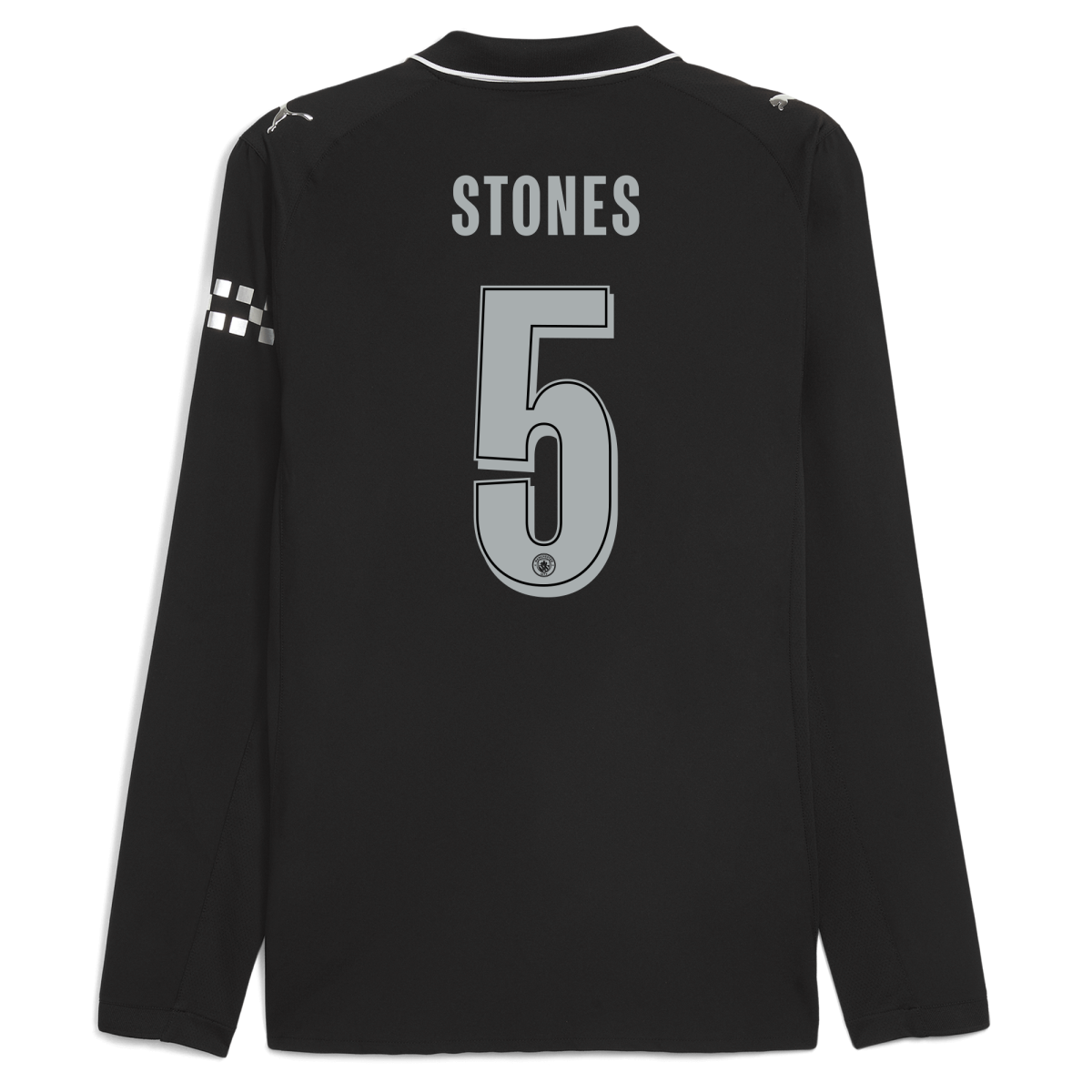 Manchester City manchester city man city away authentic jersey 202526 long sleeve with stones 5 printing Collection - ManchesterCitystore.com