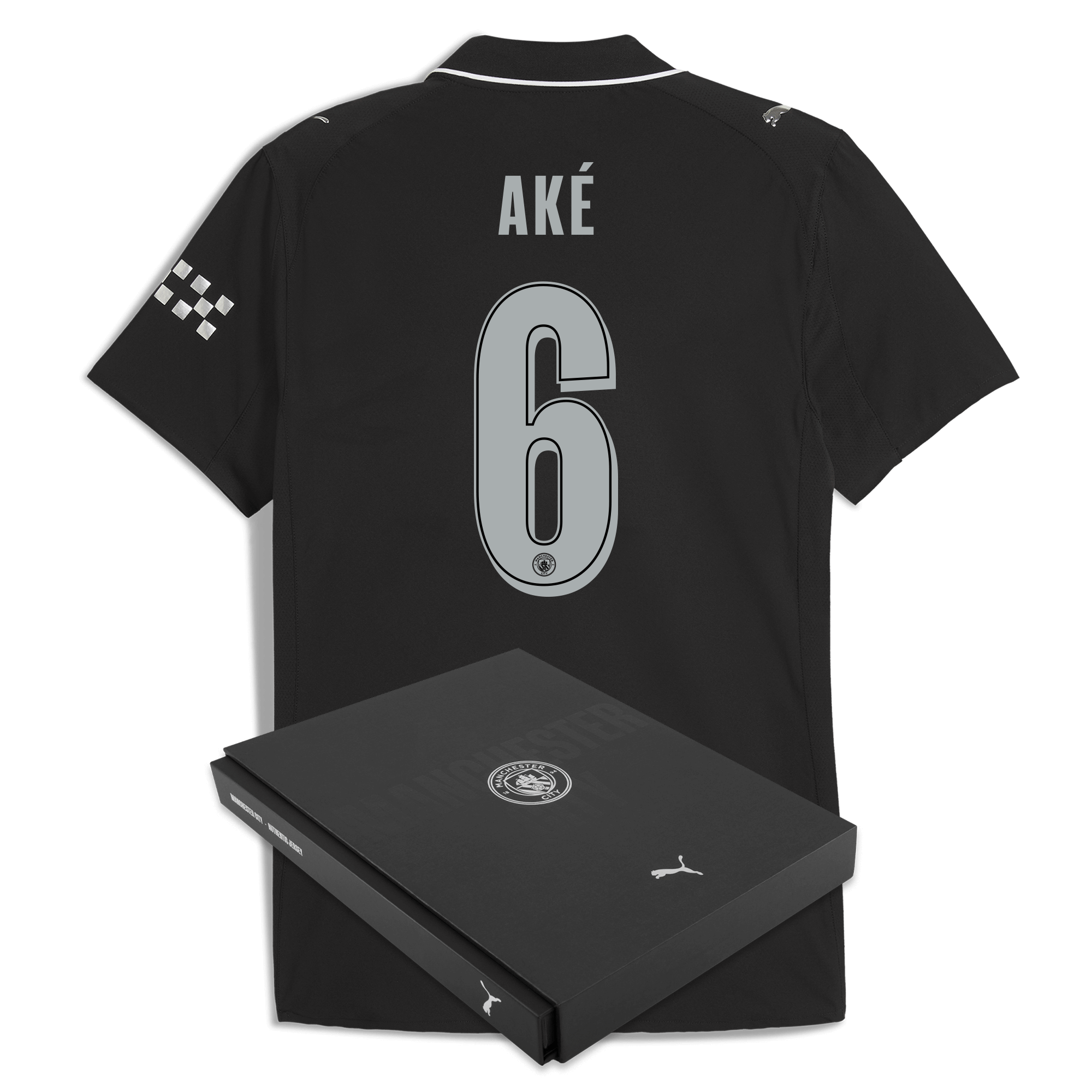 Manchester City manchester city man city away authentic jersey 202526 with ake 6 printing in gift box Collection - ManchesterCitystore.com
