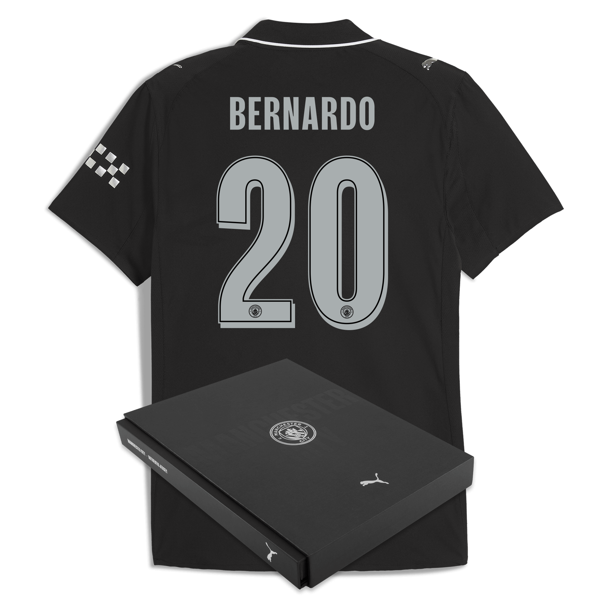 Manchester City manchester city man city away authentic jersey 202526 with bernardo 20 printing in gift box Collection - ManchesterCitystore.com