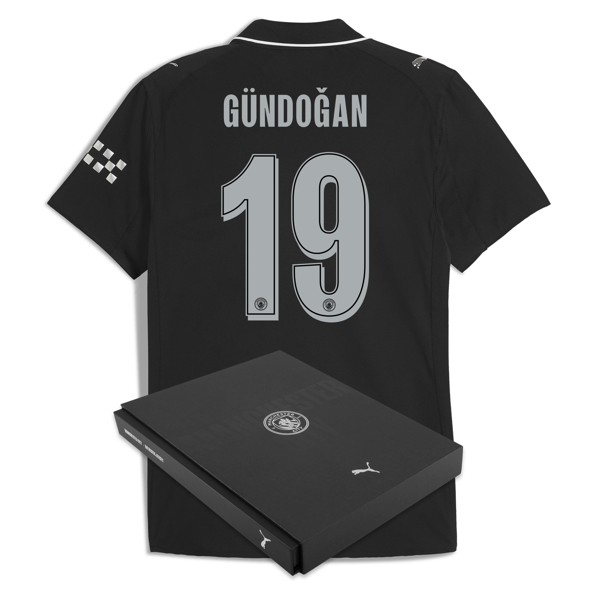 Manchester City manchester city man city away authentic jersey 202526 with gundogan 19 printing in gift box Collection - ManchesterCitystore.com