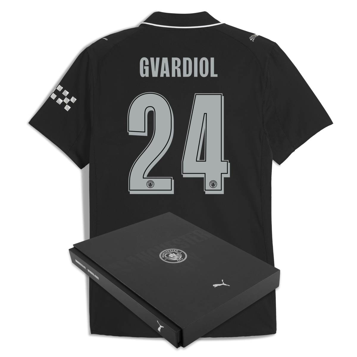 Manchester City manchester city man city away authentic jersey 202526 with gvardiol 24 printing in gift box Collection - ManchesterCitystore.com