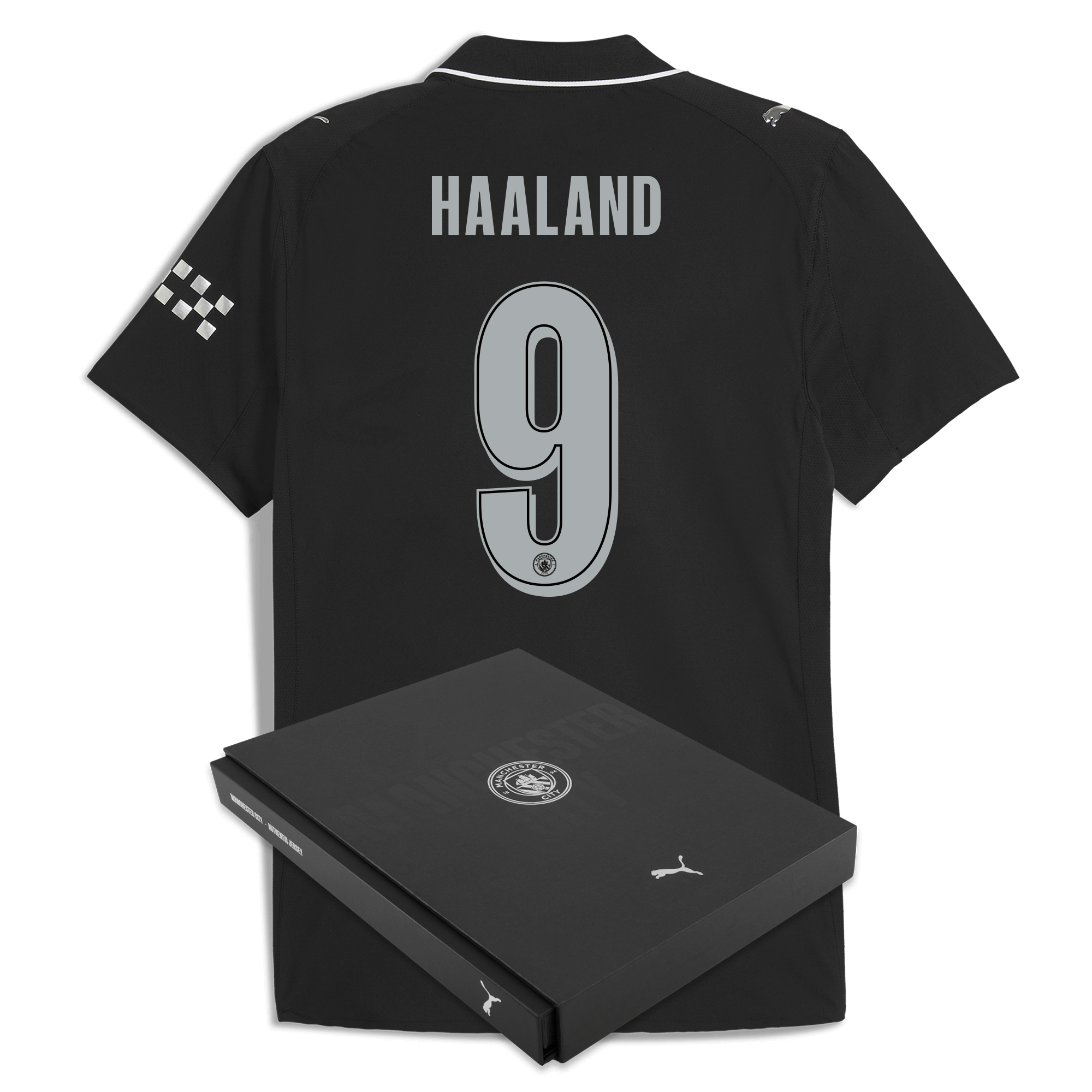Manchester City manchester city man city away authentic jersey 202526 with haaland 9 printing in gift box Collection - ManchesterCitystore.com