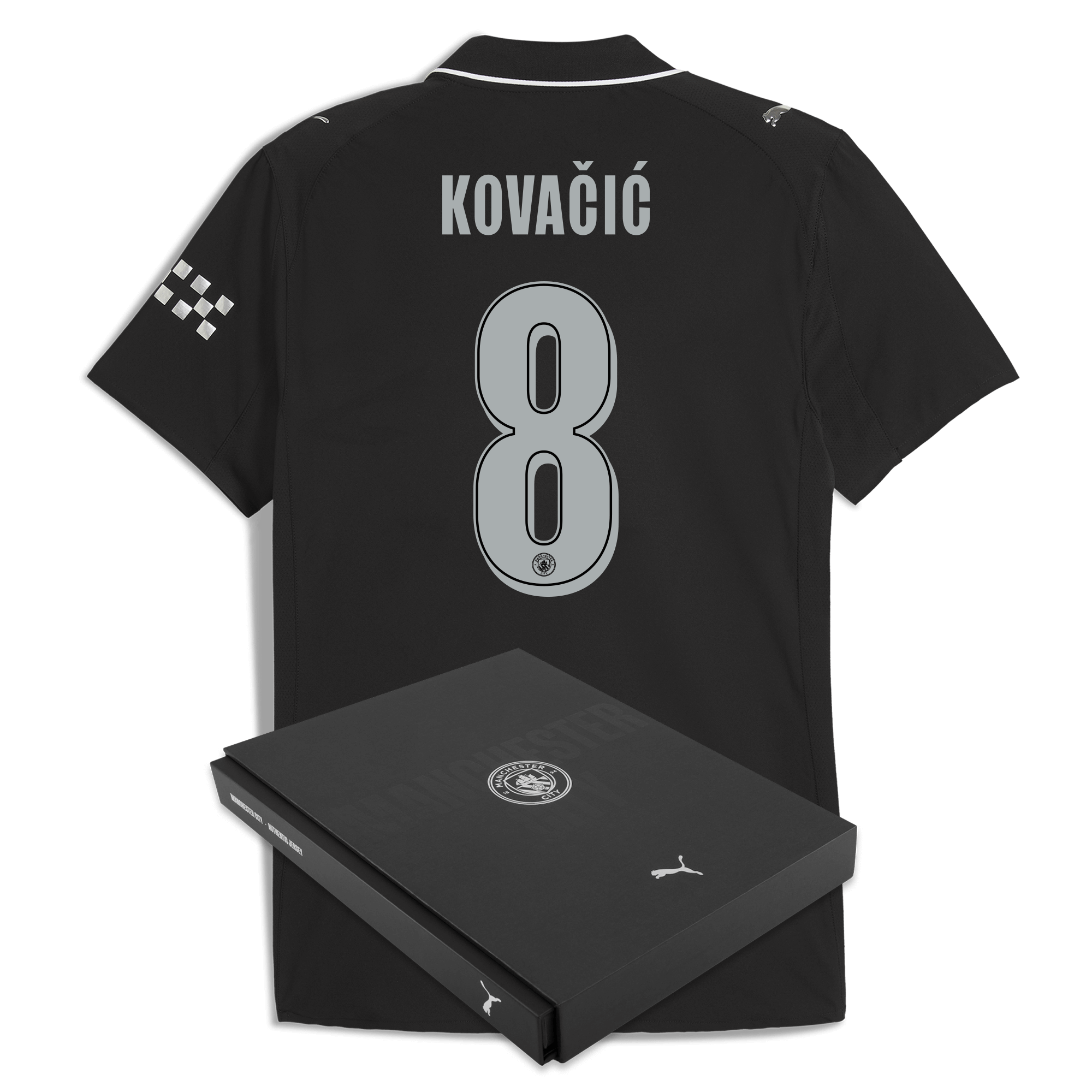 Manchester City manchester city man city away authentic jersey 202526 with kovacic 8 printing in gift box Collection - ManchesterCitystore.com