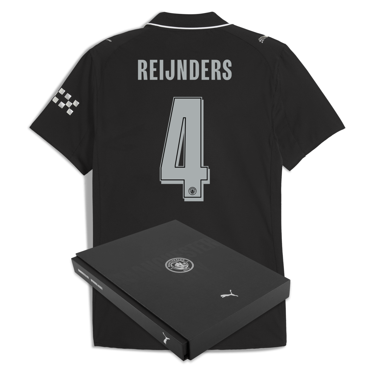 Manchester City manchester city man city away authentic jersey 202526 with reijnders 4 printing in gift box Collection - ManchesterCitystore.com