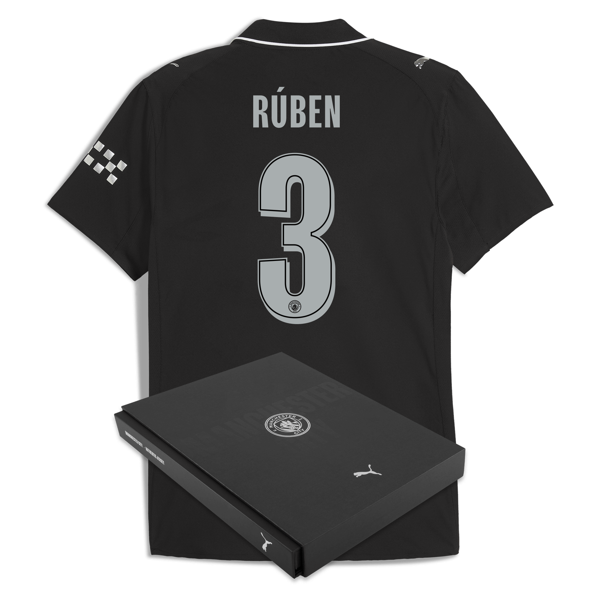 Manchester City manchester city man city away authentic jersey 202526 with ruben 3 printing in gift box Collection - ManchesterCitystore.com