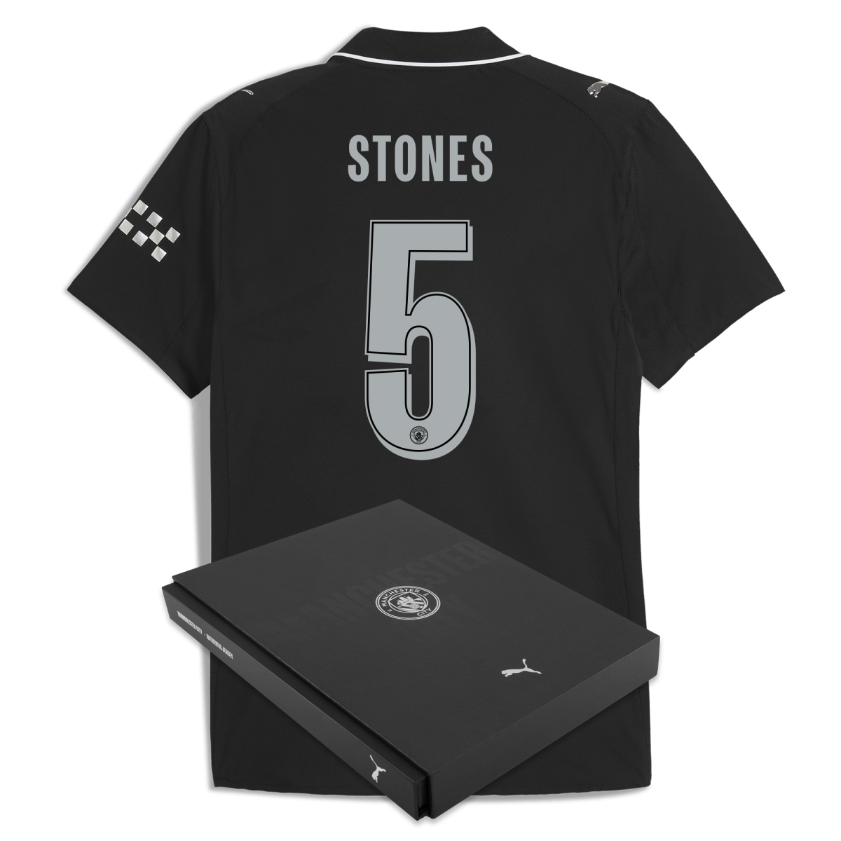 Manchester City manchester city man city away authentic jersey 202526 with stones 5 printing in gift box Collection - ManchesterCitystore.com