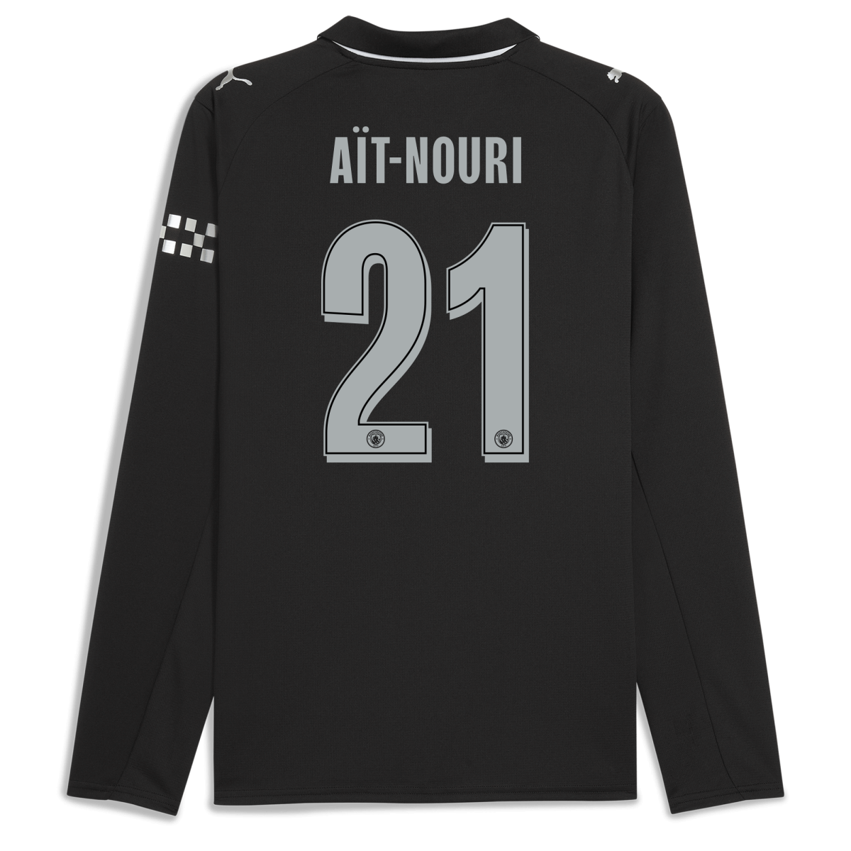 Manchester City manchester city man city away jersey 202526 long sleeve with ait-nouri 21 printing Collection - ManchesterCitystore.com