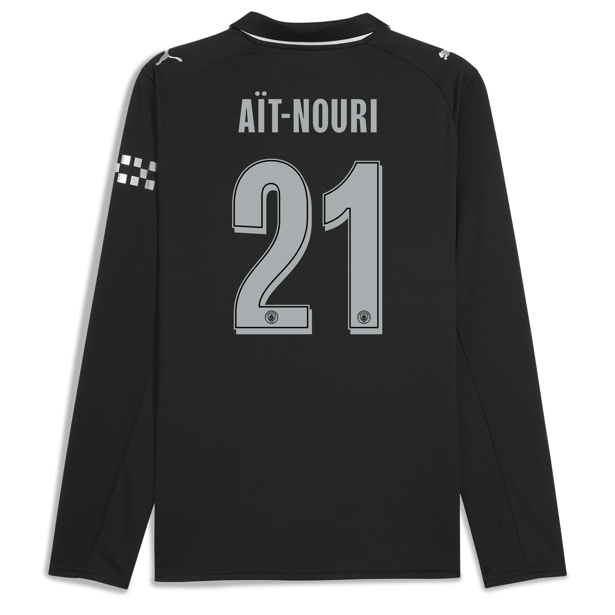 Manchester City manchester city man city away jersey 202526 long sleeve with ait-nouri 21 printing Collection - ManchesterCitystore.com